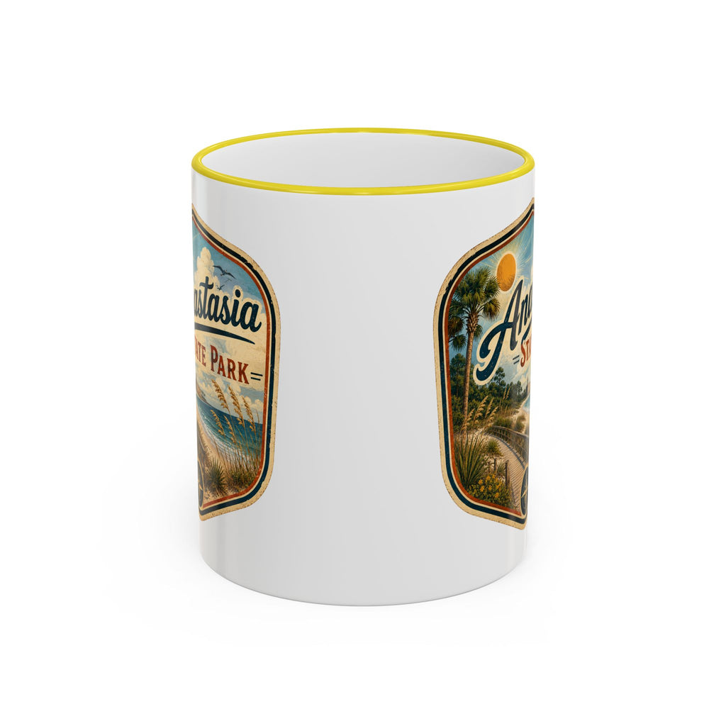 Anastasia Vintage Mug — Accent Rim & Handle 11oz/15oz