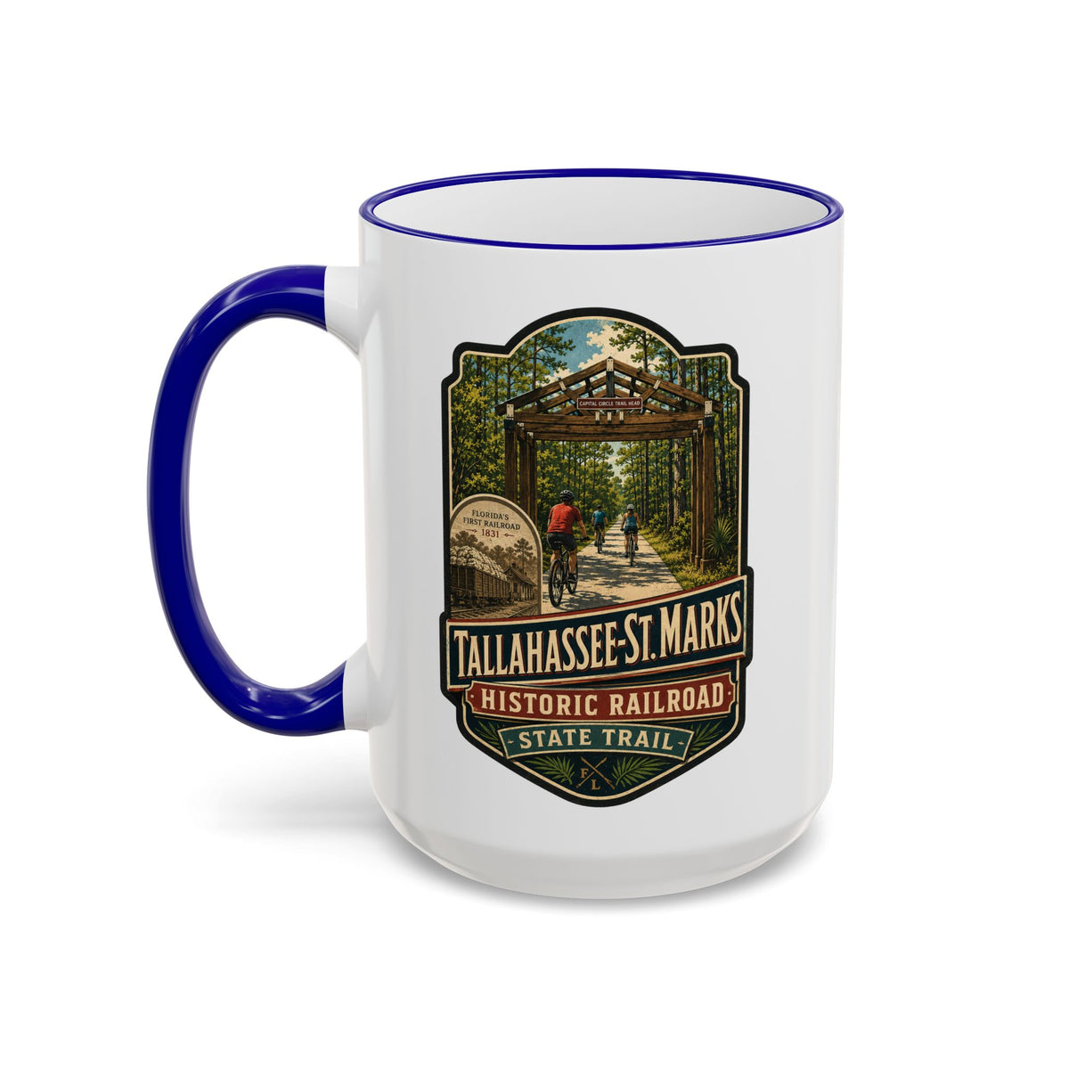 Tallahassee-St. Marks Trail  Accent Rim & Handle 11oz/15oz