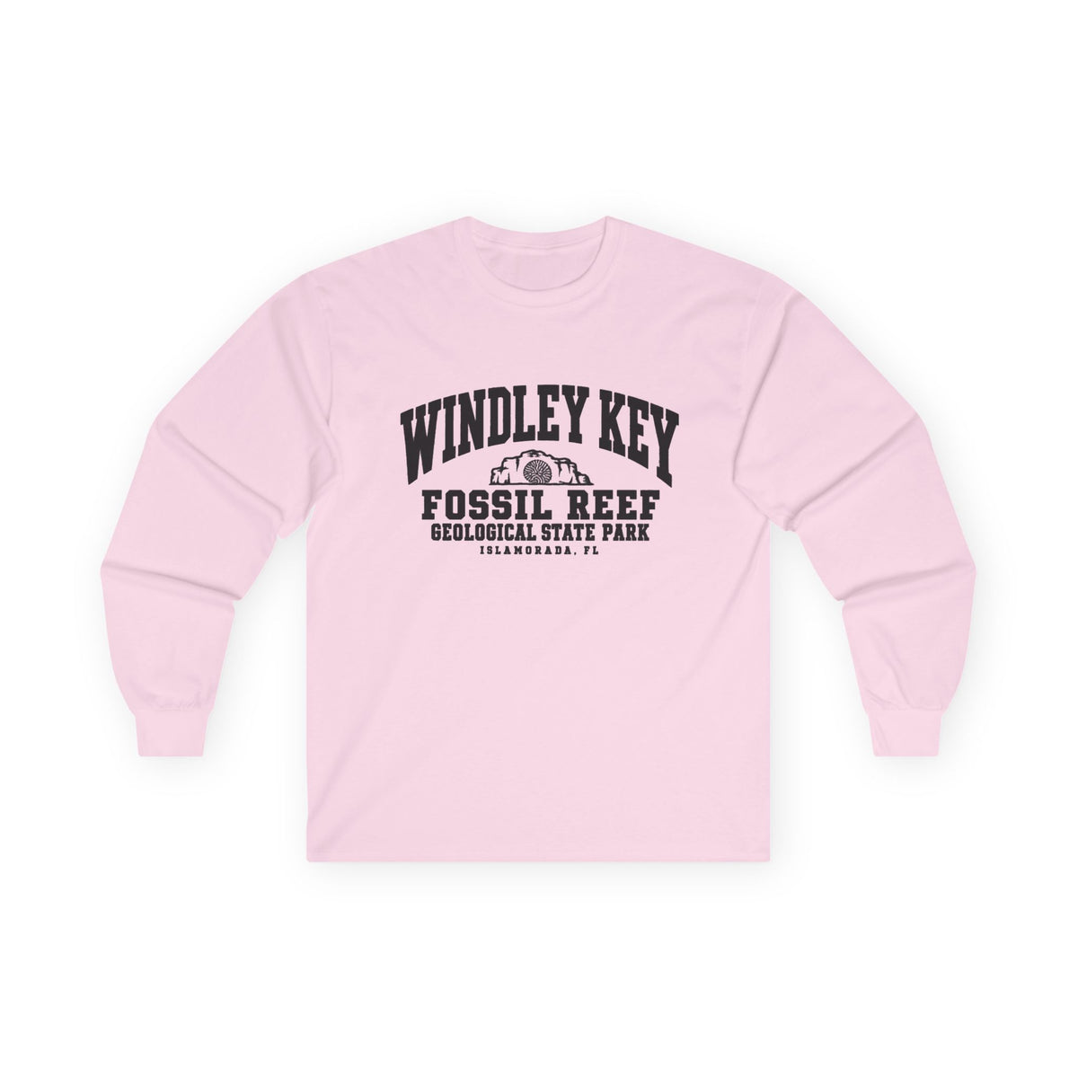 Windley Key Fossil Reef Geological State Park Logo- Long Sleeve Tee