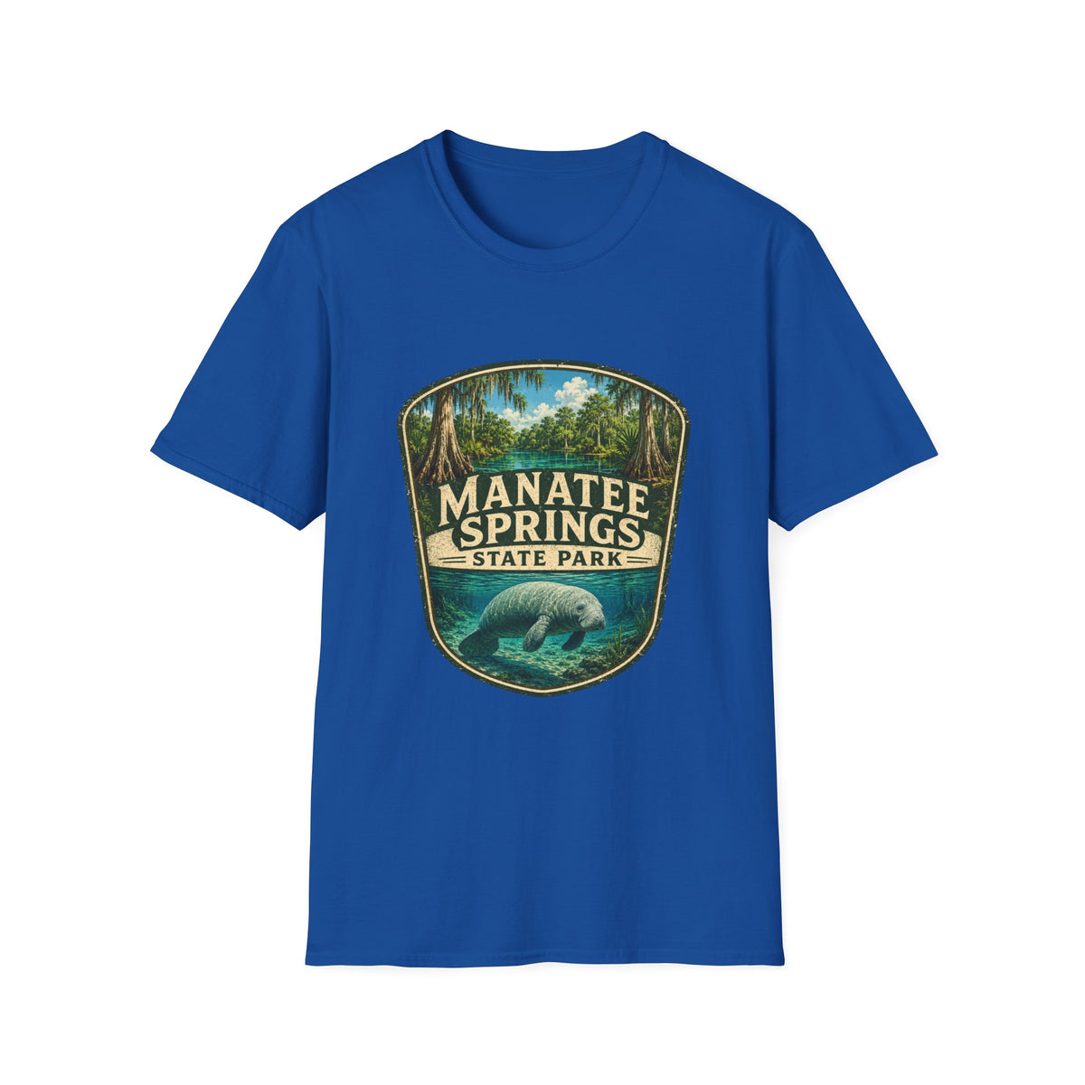 Manatee Springs State Park T-Shirt — Vintage Park Badge Tee