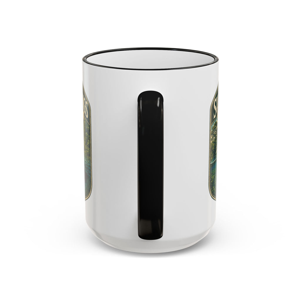 Silver Springs Vintage Mug — Accent Rim & Handle 11oz/15oz