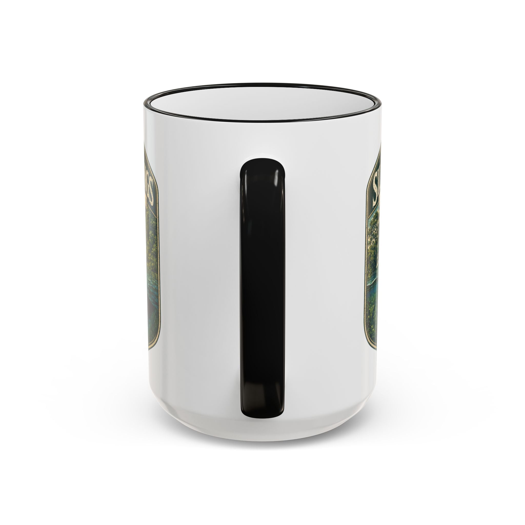 Silver Springs Vintage Mug — Accent Rim & Handle 11oz/15oz