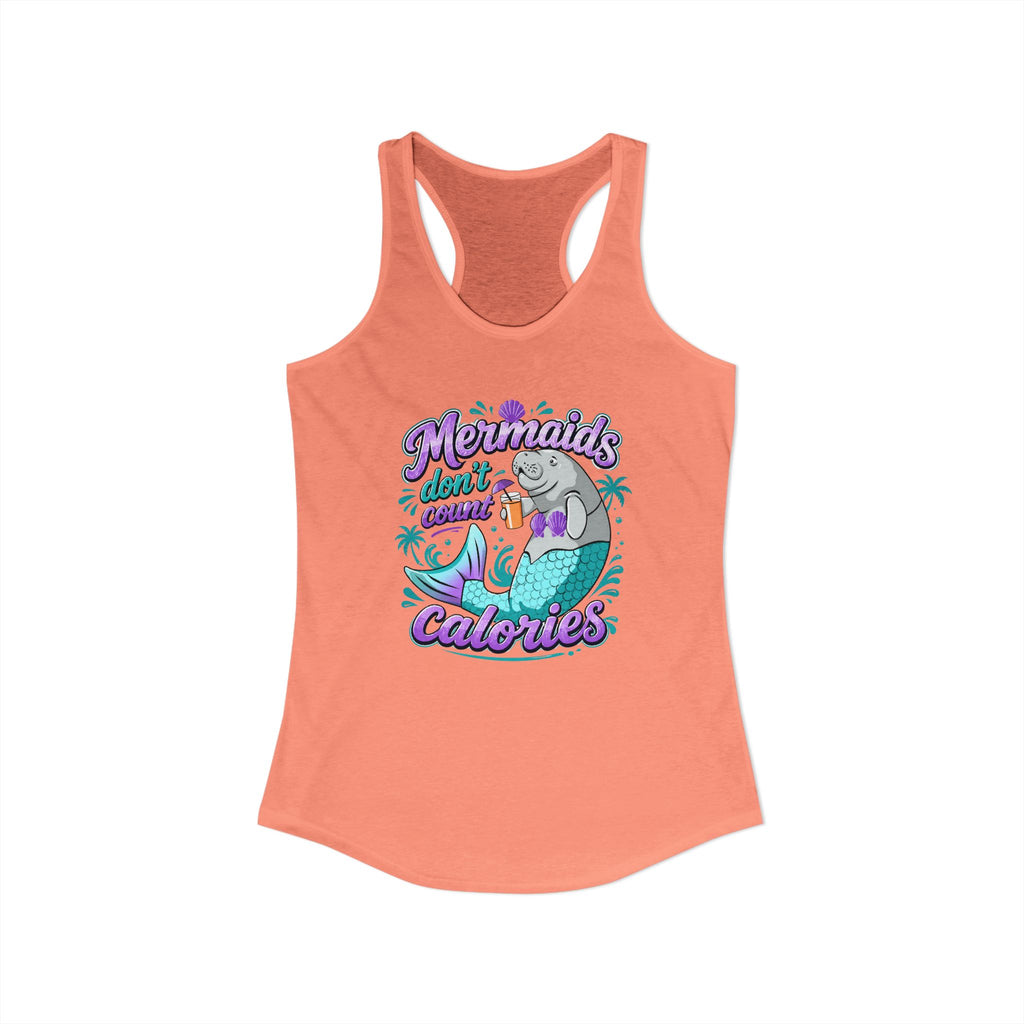 Mermaid Calories - Racerback Tank