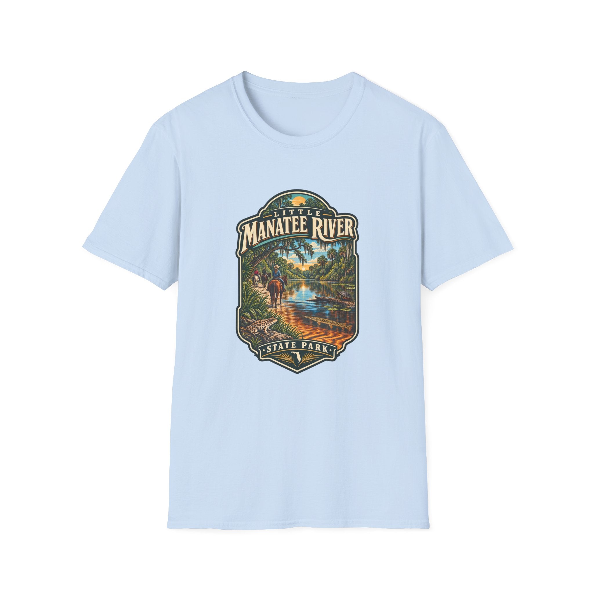 Little Manatee River- Retro Tee