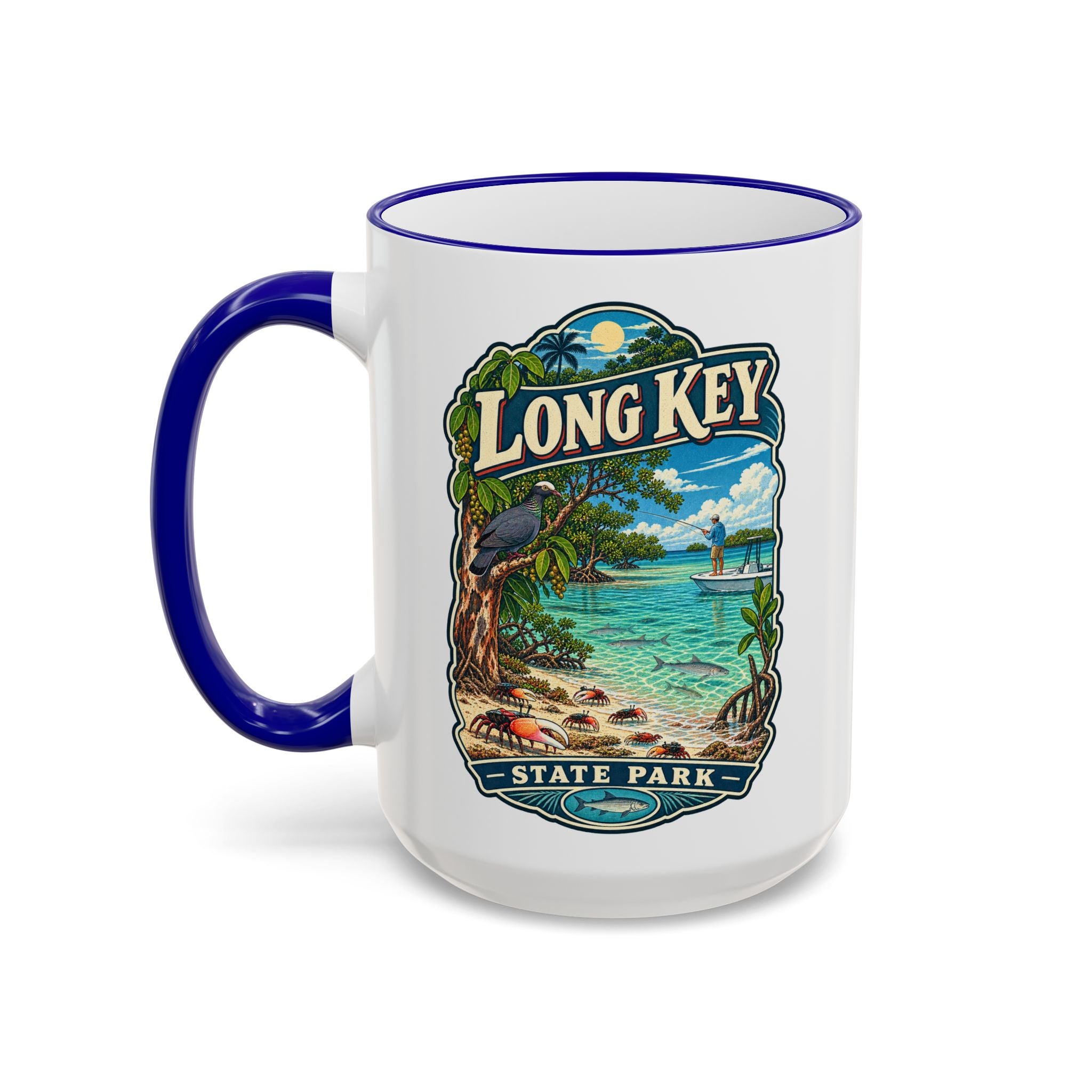 Long Key Accent Rim & Handle 11oz/15oz
