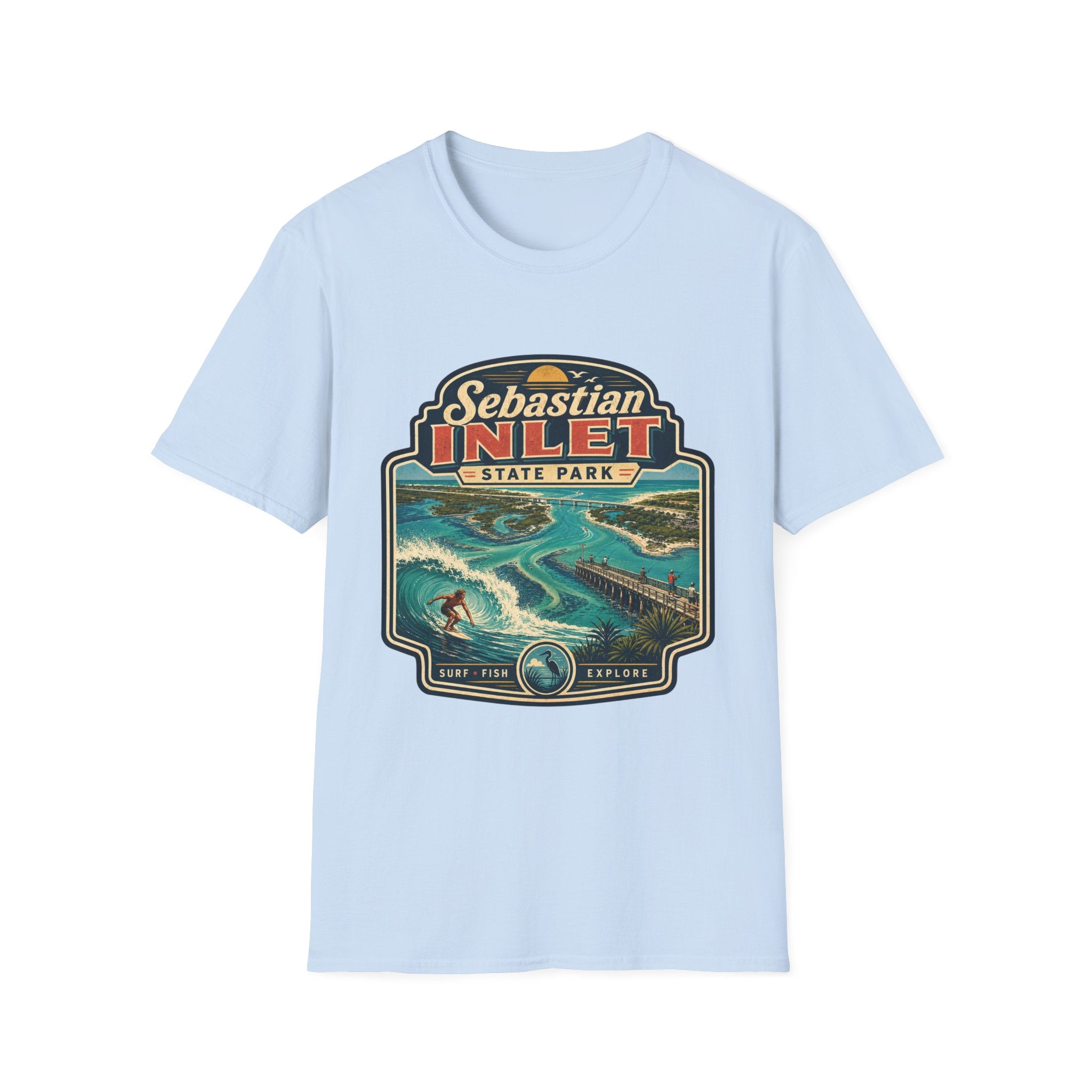 Sebastian Inlet - Retro Tee