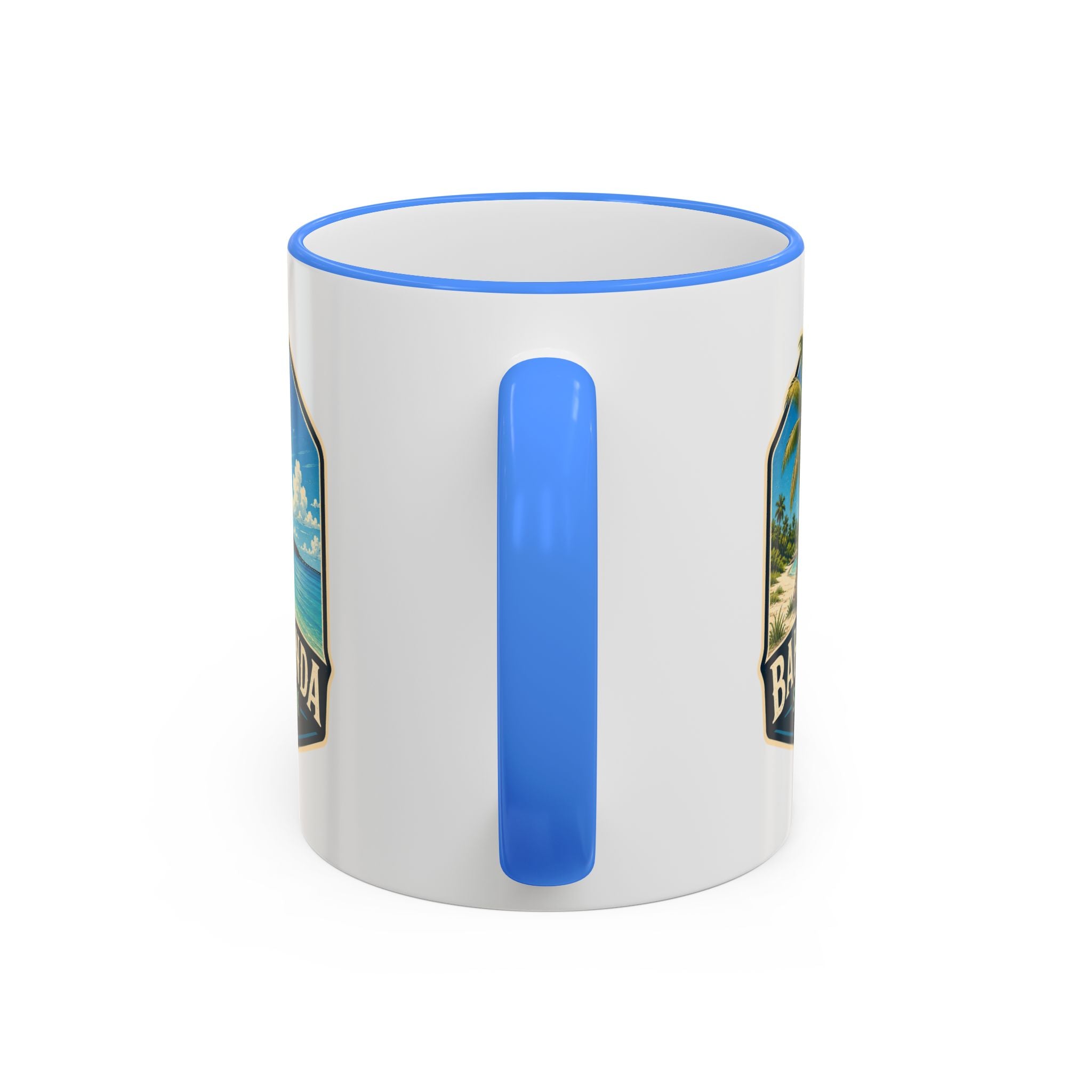 Bahia Honda Vintage Mug — Accent Rim & Handle 11oz/15oz