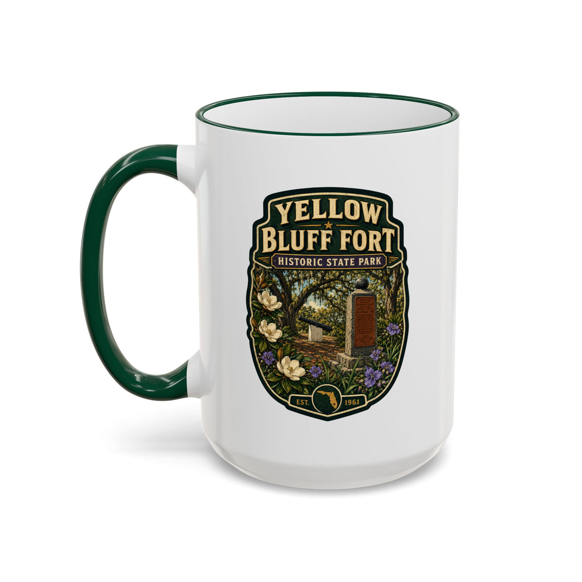 Yellow Bluff Fort — Accent Rim & Handle 11oz/15oz