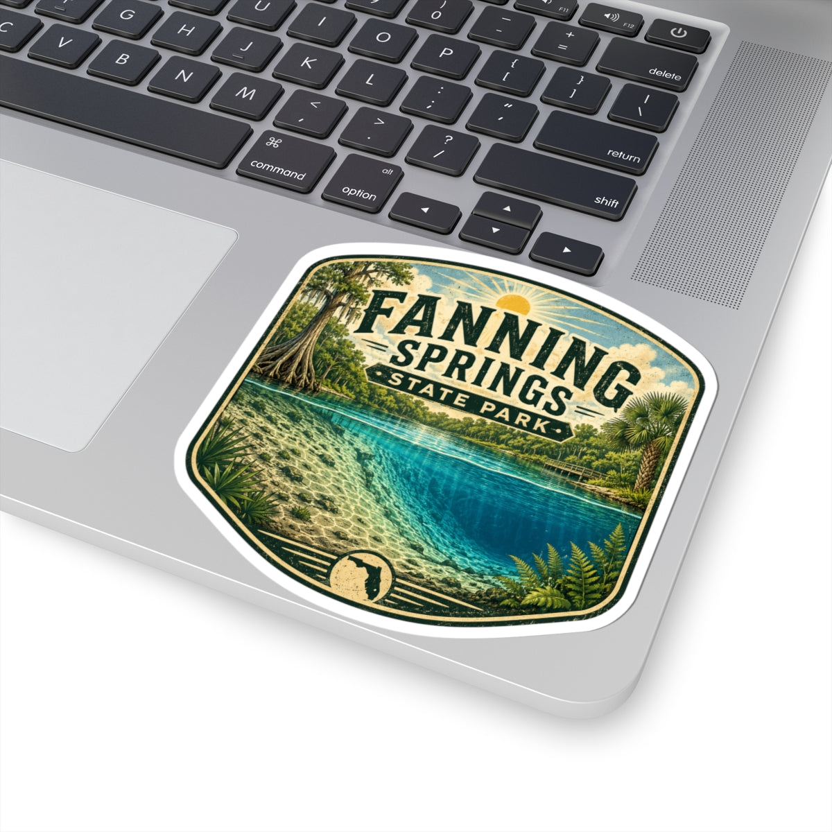 Fanning Springs State Park Sticker — Scenic Florida Springs Kiss-Cut Decal