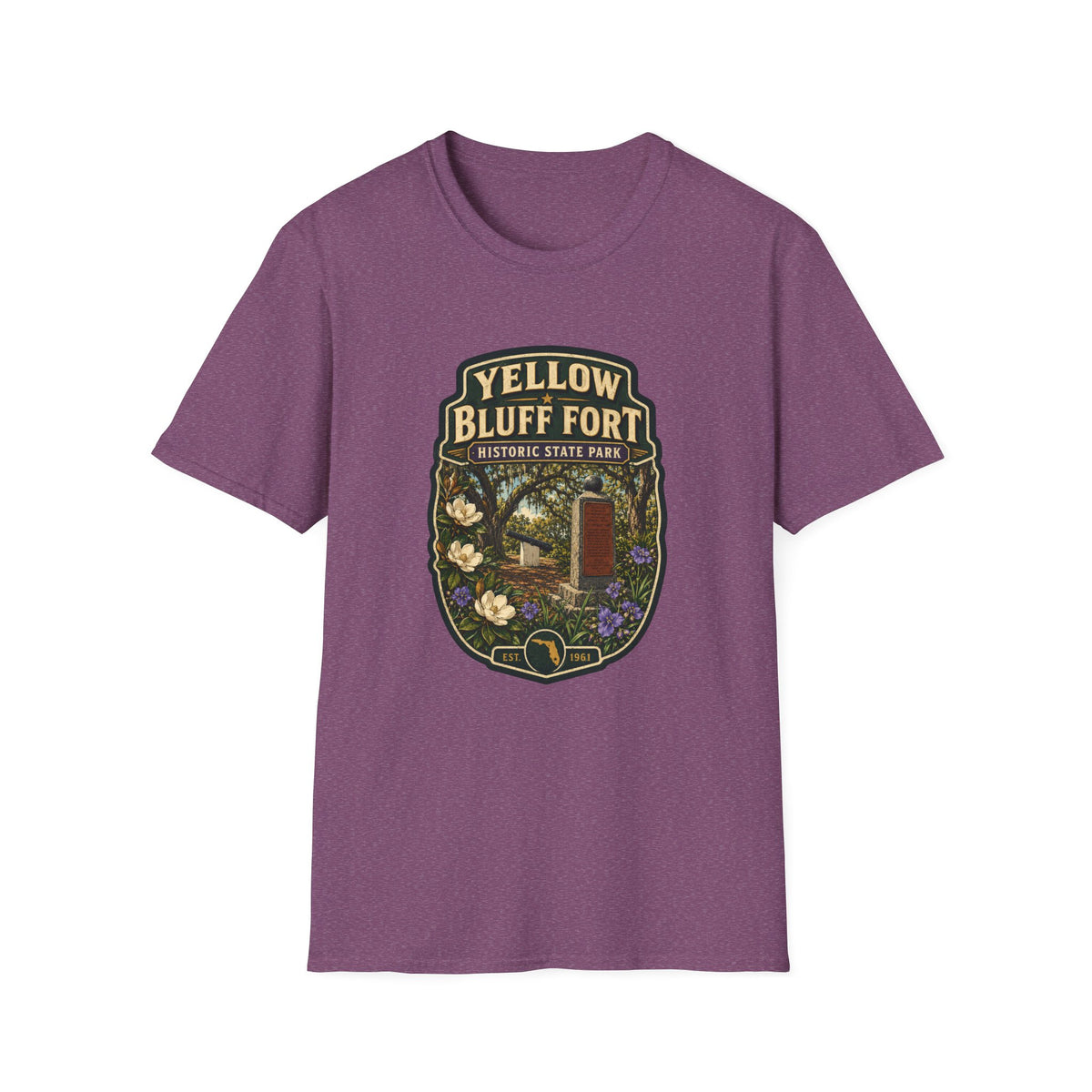 Yellow Bluff Fort — Retro Tee