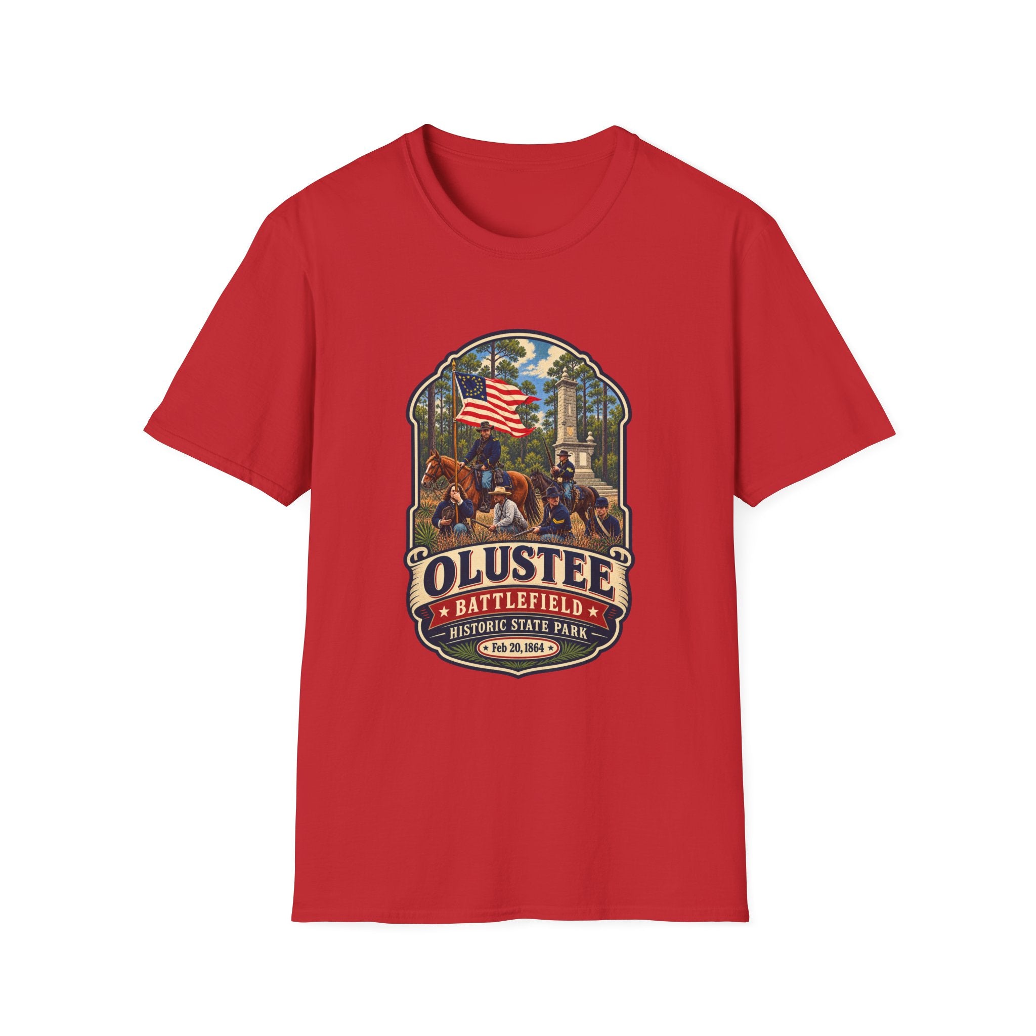 Olustee Battlefield- Retro Tee