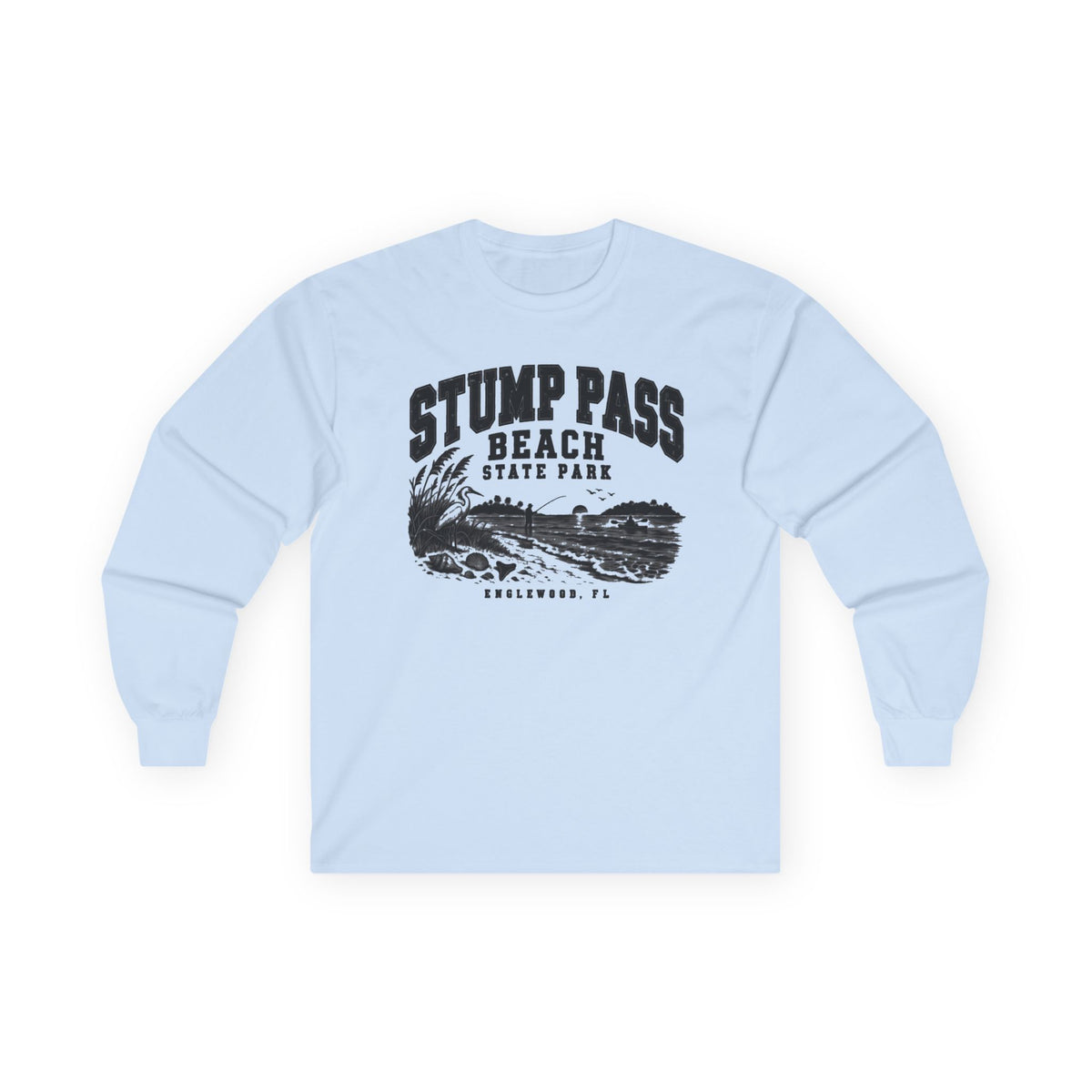 Stump Pass Beach State Park- Long Sleeve Tee