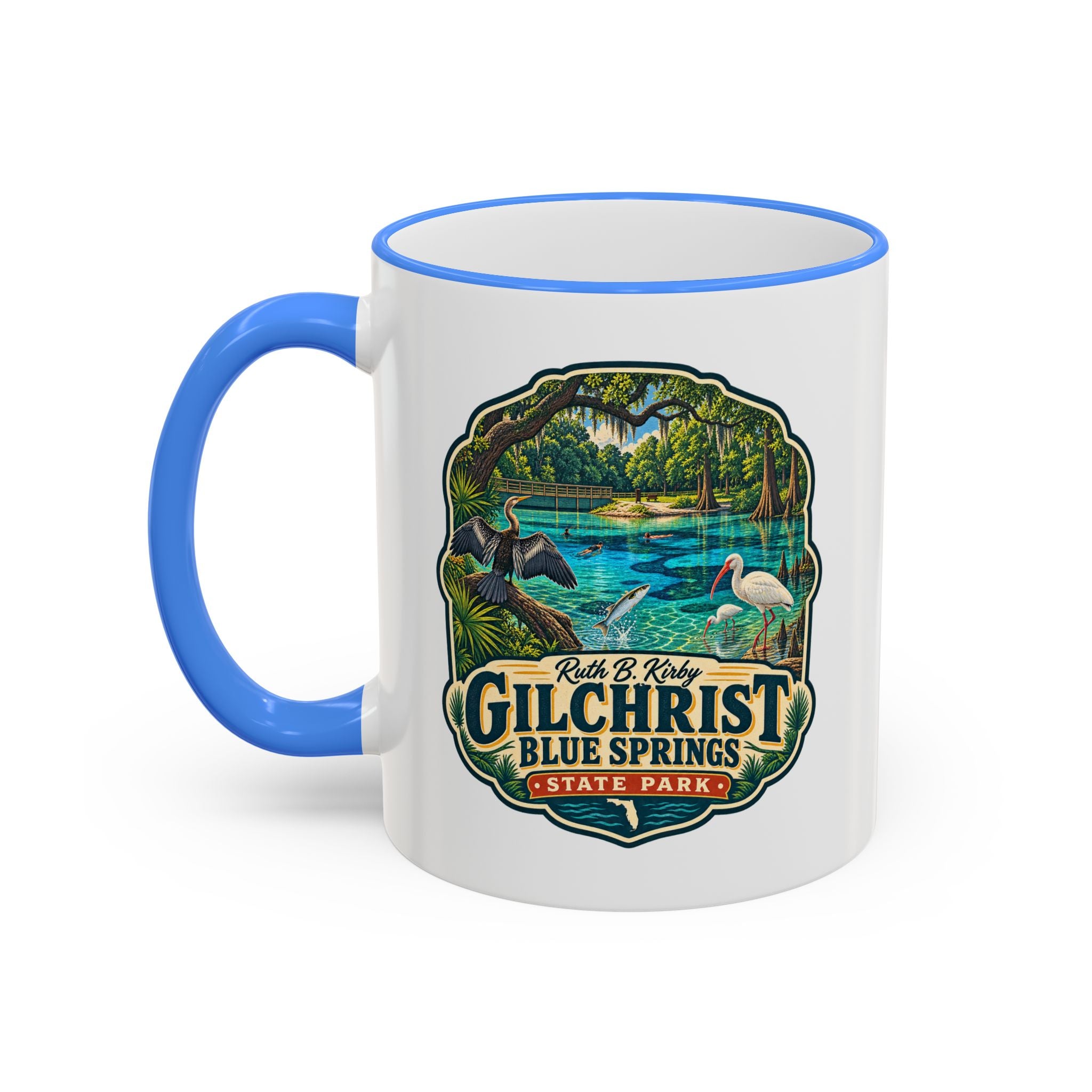 Gilchrist Blue Accent Rim & Handle 11oz/15oz