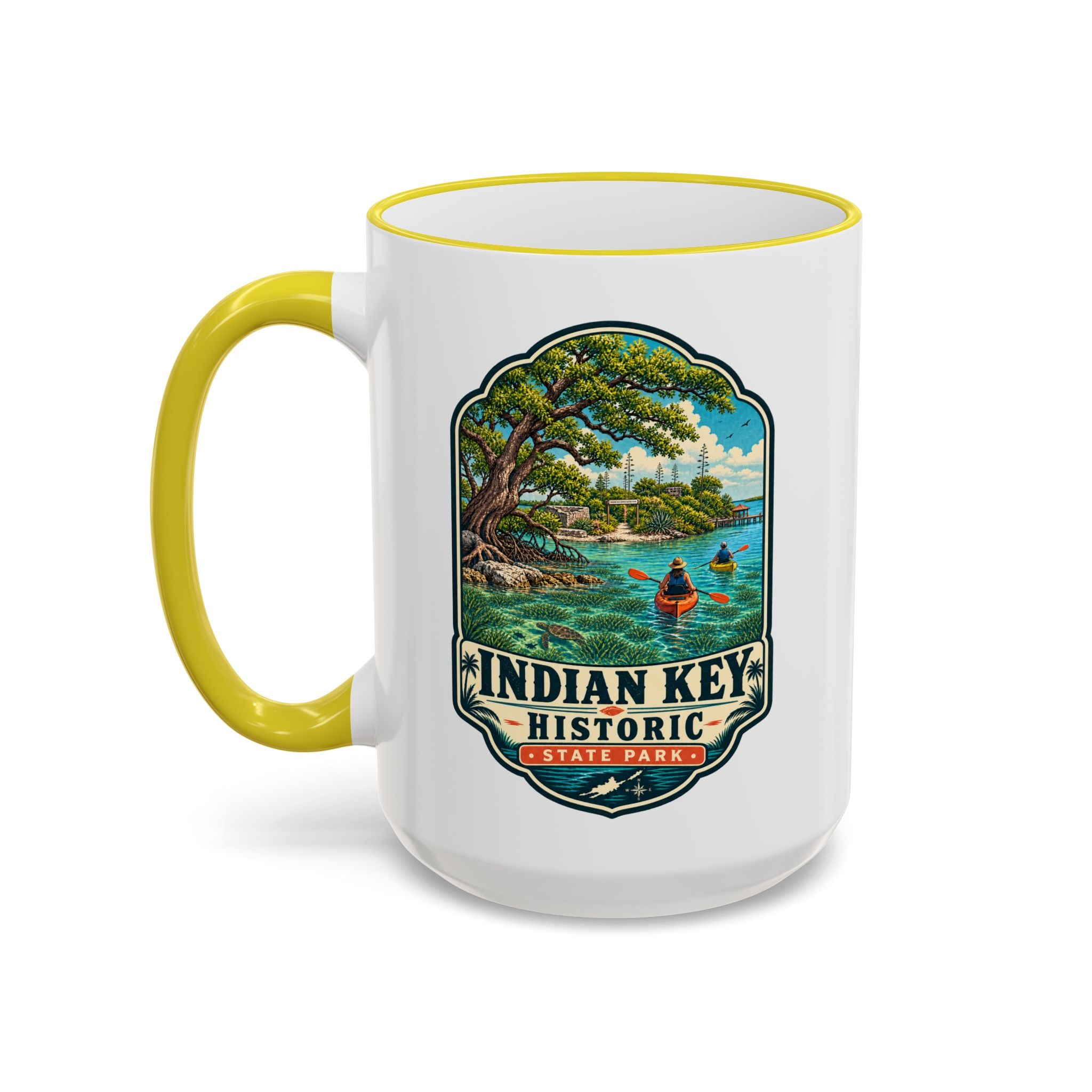 Indian Key Accent Rim & Handle 11oz/15oz