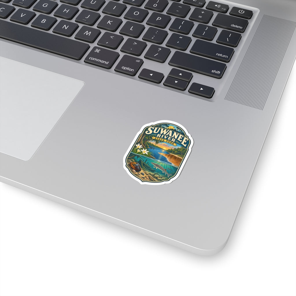 Suwanee River State Park Sticker — Scenic River Vintage Badge Kiss-Cut