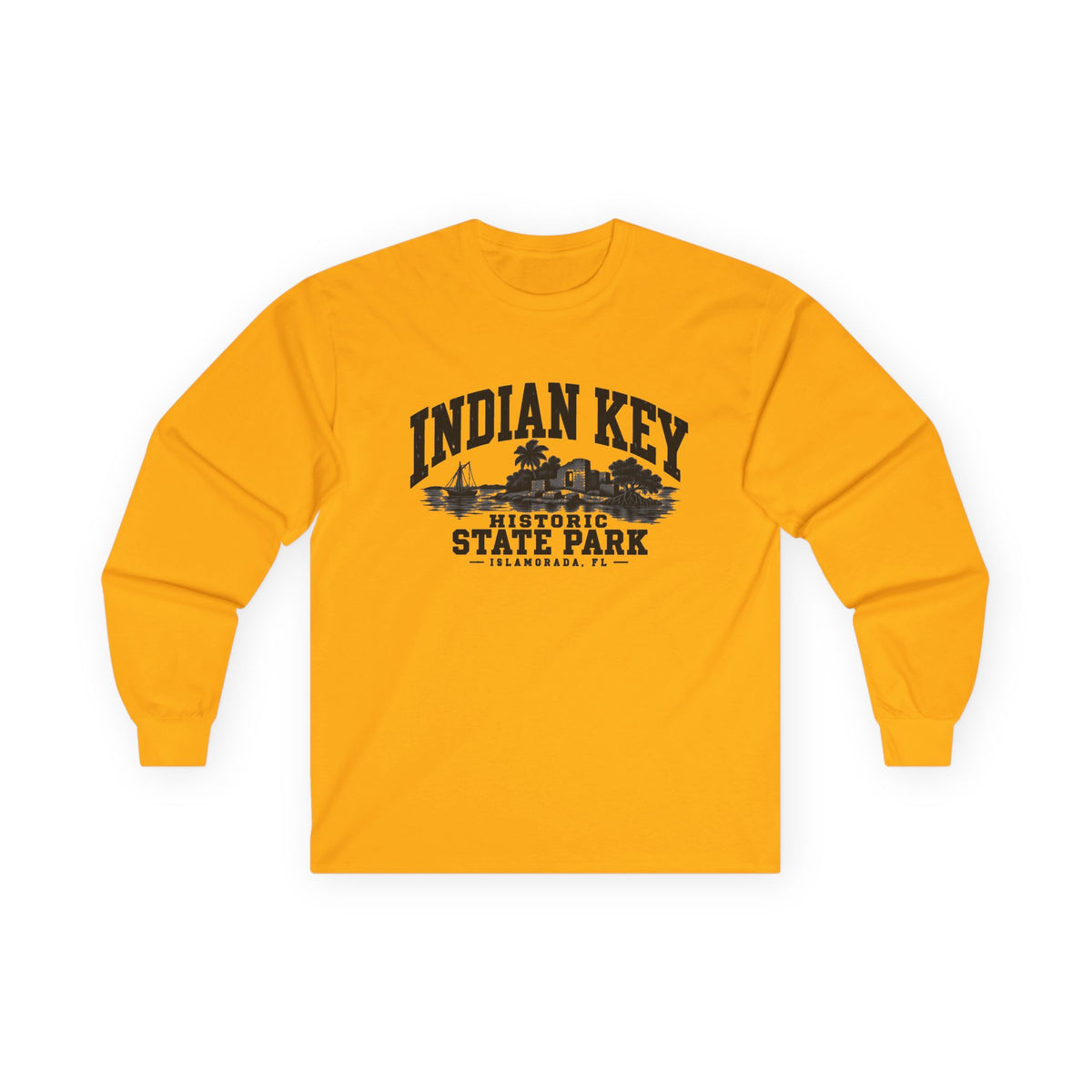 Indian Key Historic State Park Logo- Long Sleeve Tee