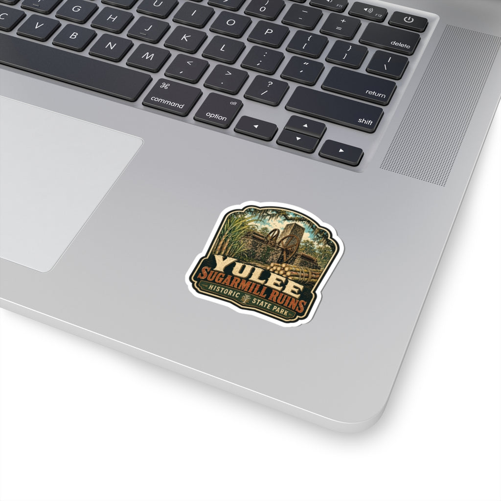 Yulee Sugarmill Ruins Vintage Park Sticker — Historic State Park Souvenir