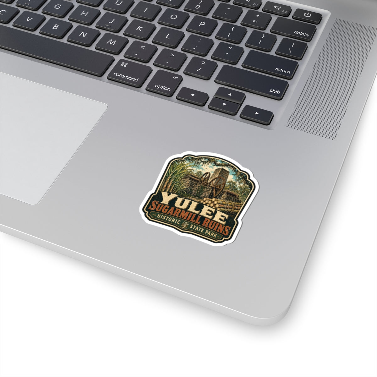 Yulee Sugarmill Ruins Vintage Park Sticker — Historic State Park Souvenir