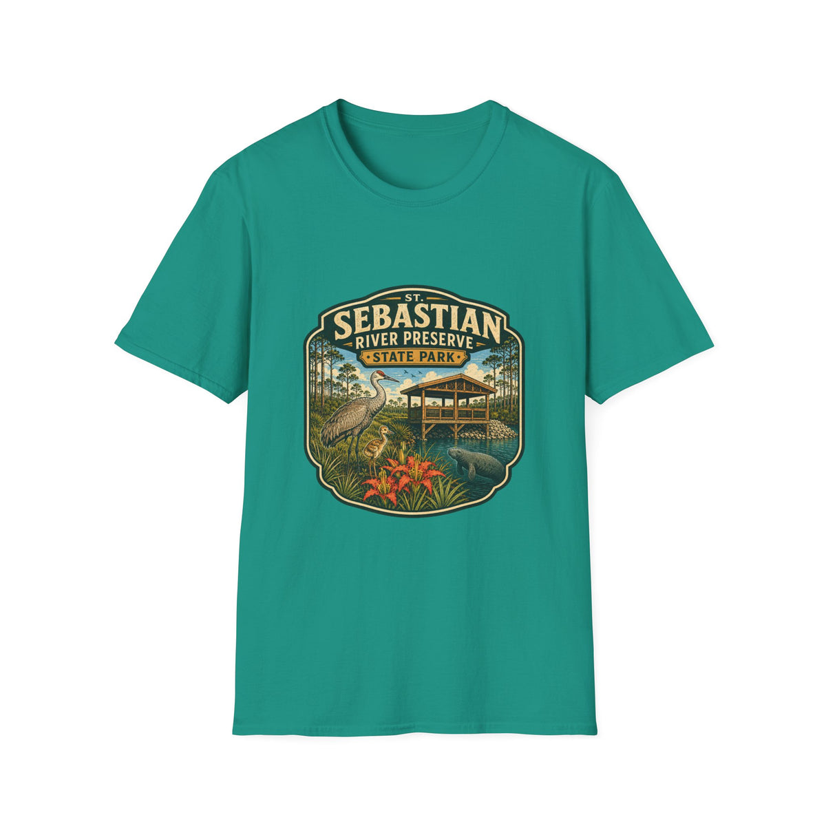 St. Sebastian River — Retro Tee
