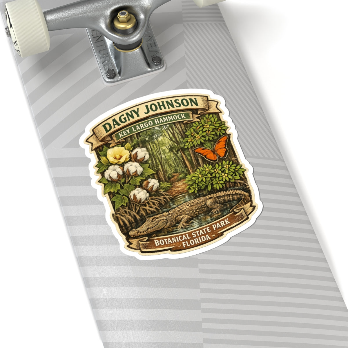 Dagny Johnson Botanical State Park Florida Sticker — Key Largo Hammock Vintage Nature Decal