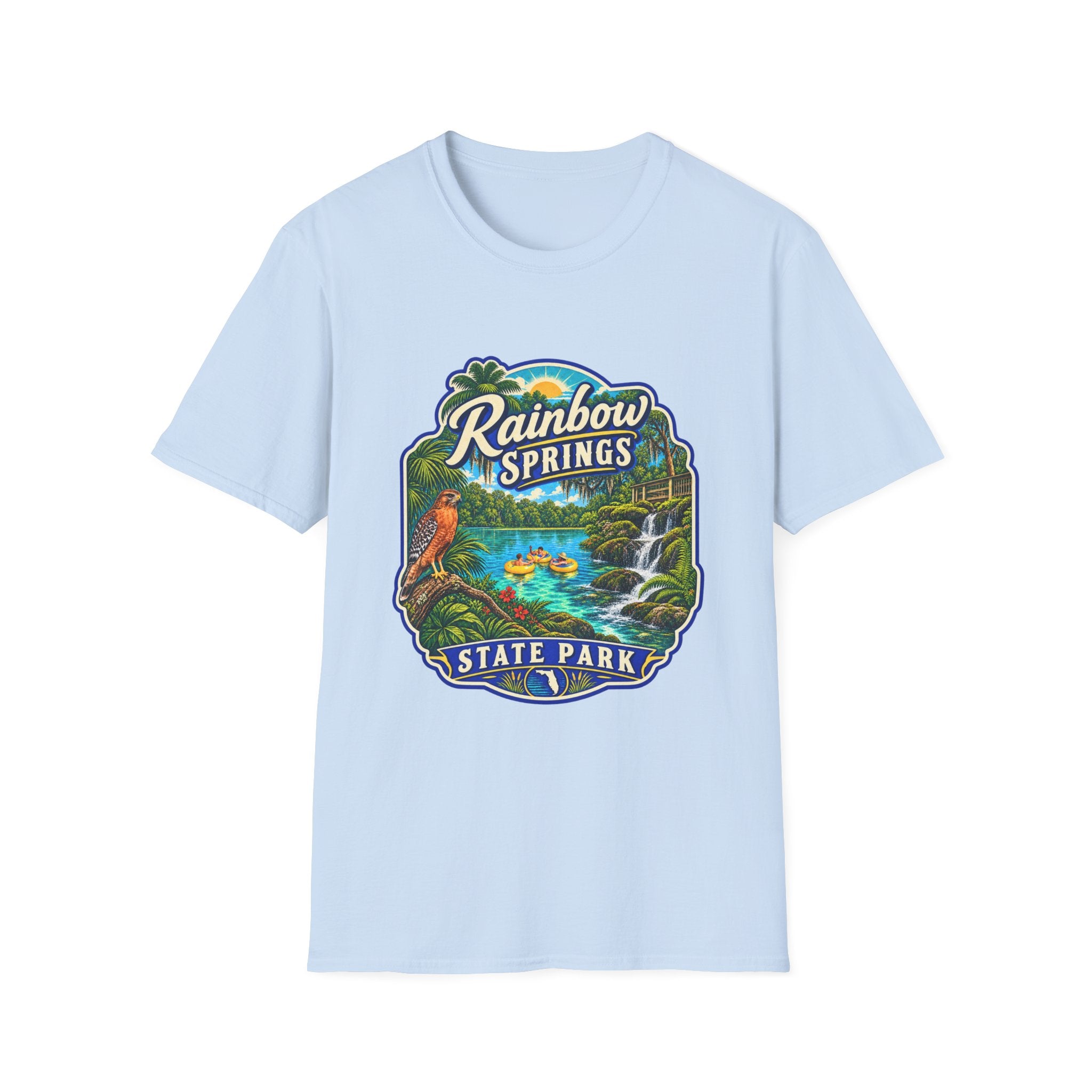Rainbow Springs- Retro Tee