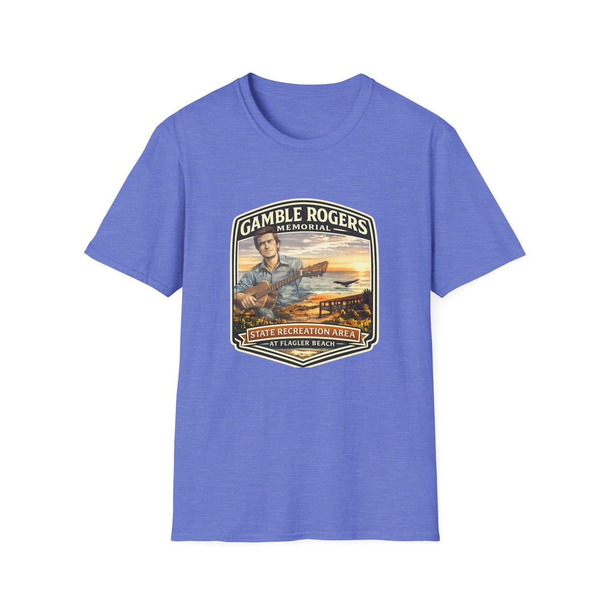 Gamble Rogers — Retro Tee