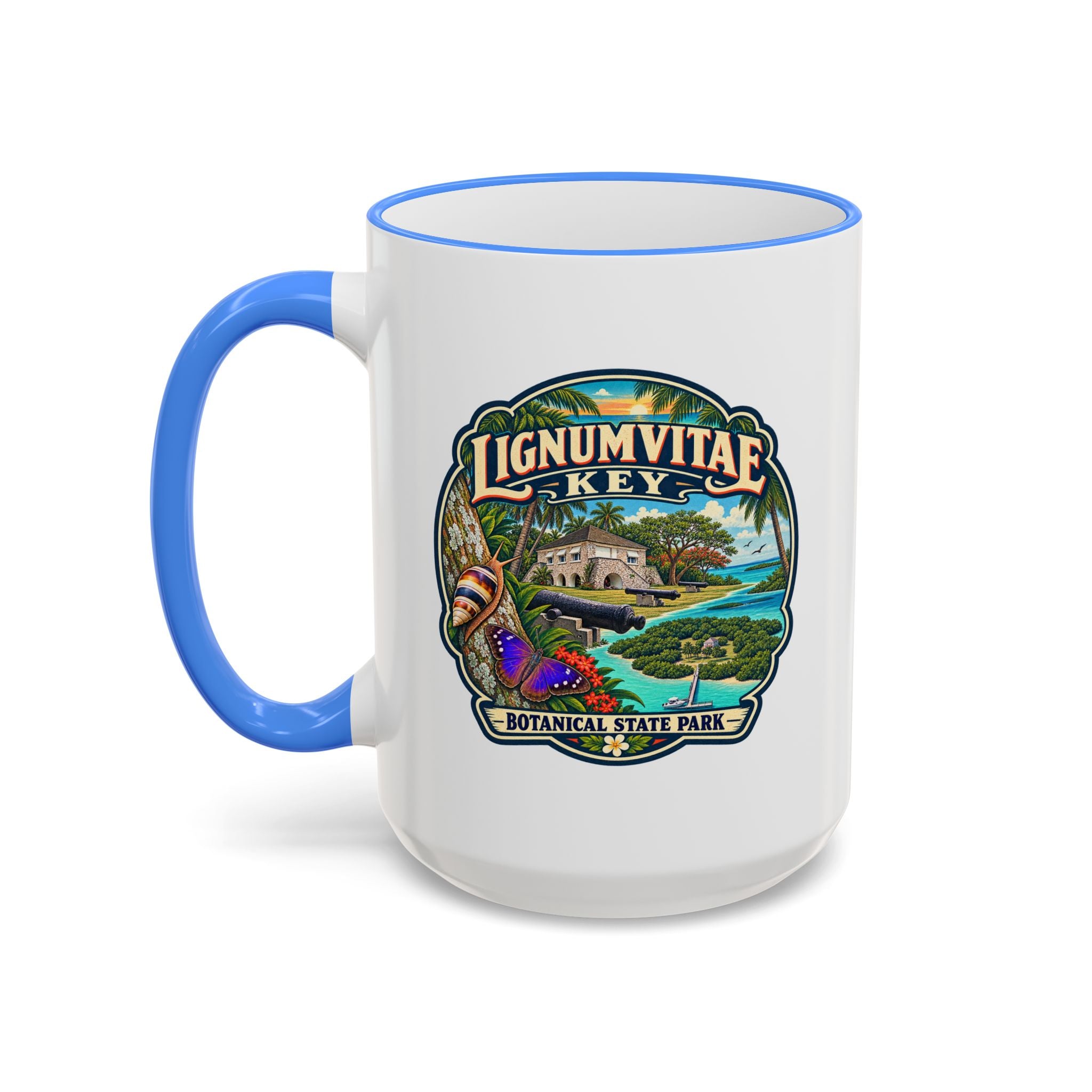Lignumvitae Key Accent Rim & Handle 11oz/15oz