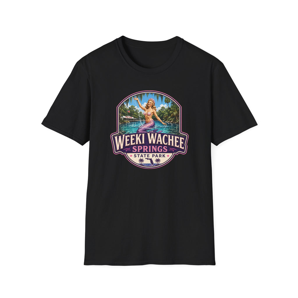 Weeki Wachee Springs — Retro Tee Pink
