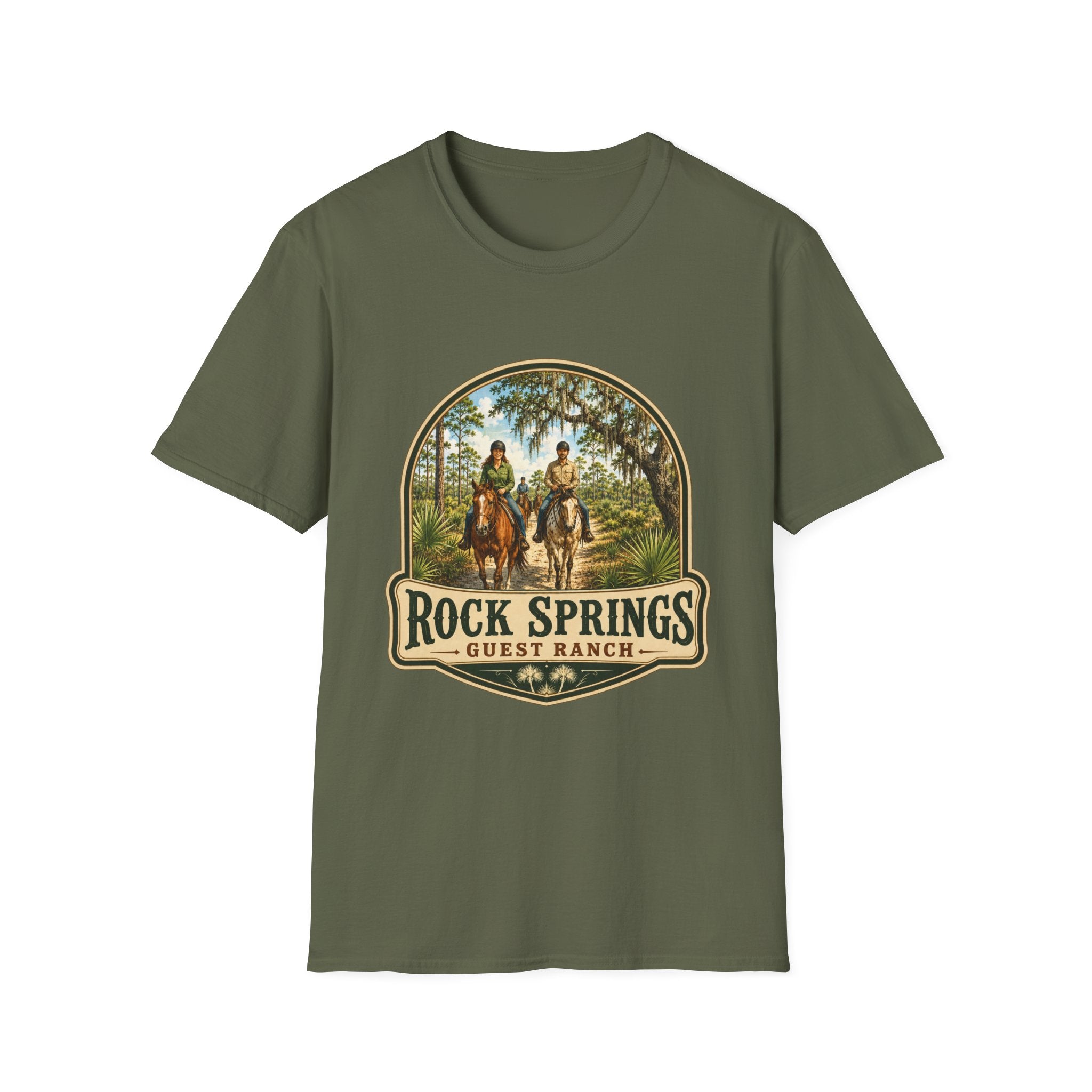 Rock Springs Guest Ranch — Retro Tee