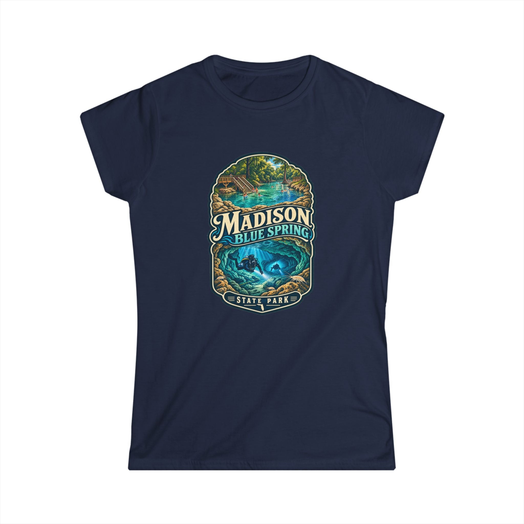 Madison Blue Spring- Vintage Tee