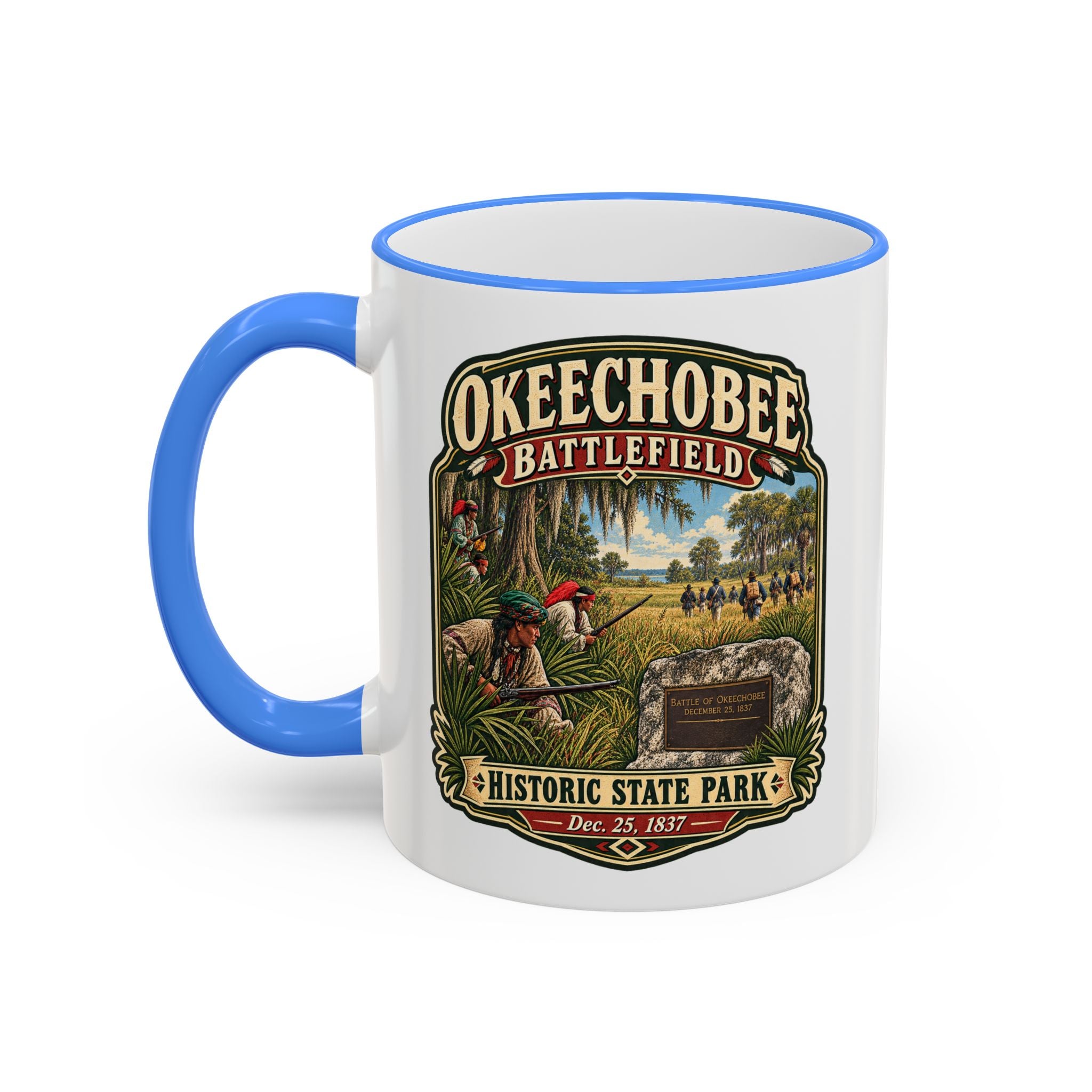 Okeechobee Battlefield River Accent Rim & Handle 11oz/15oz
