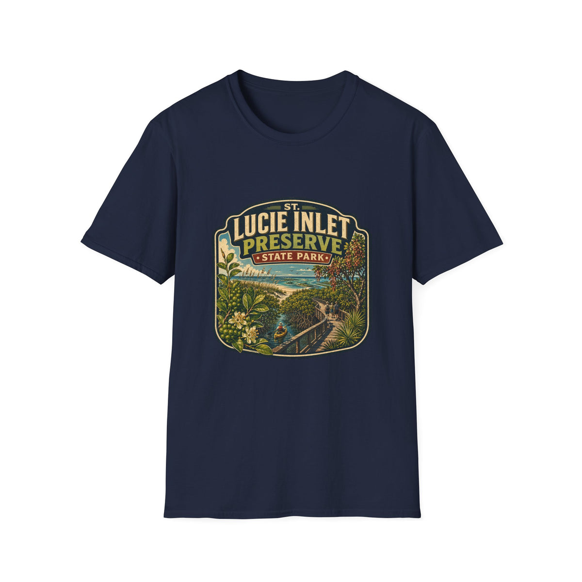 St. Lucie Inlet — Retro Tee