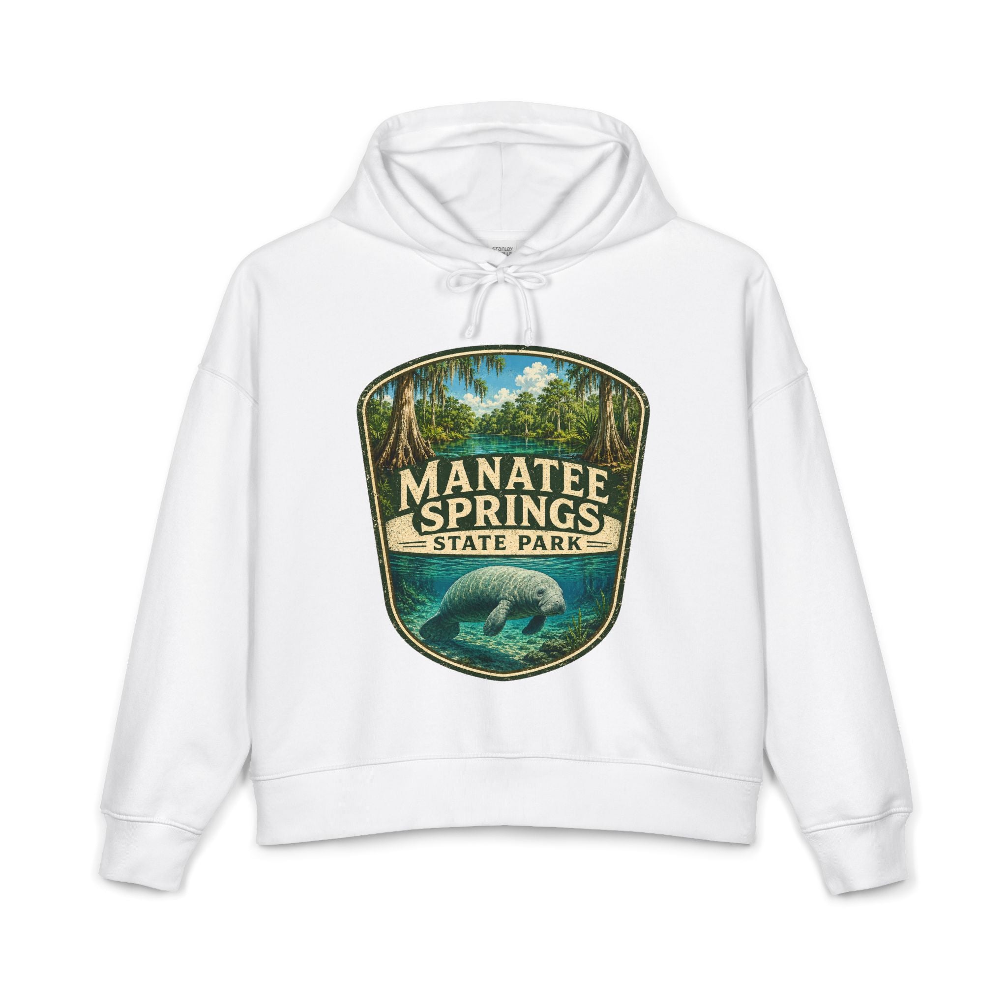 Manatee Springs Hoodie — Vintage Manatee