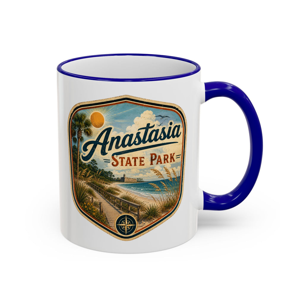 Anastasia Vintage Mug — Accent Rim & Handle 11oz/15oz