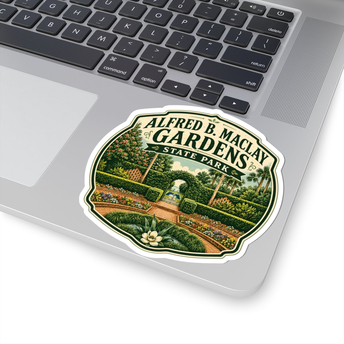 Maclay Gardens Sticker — Vintage Patch Kiss-Cut