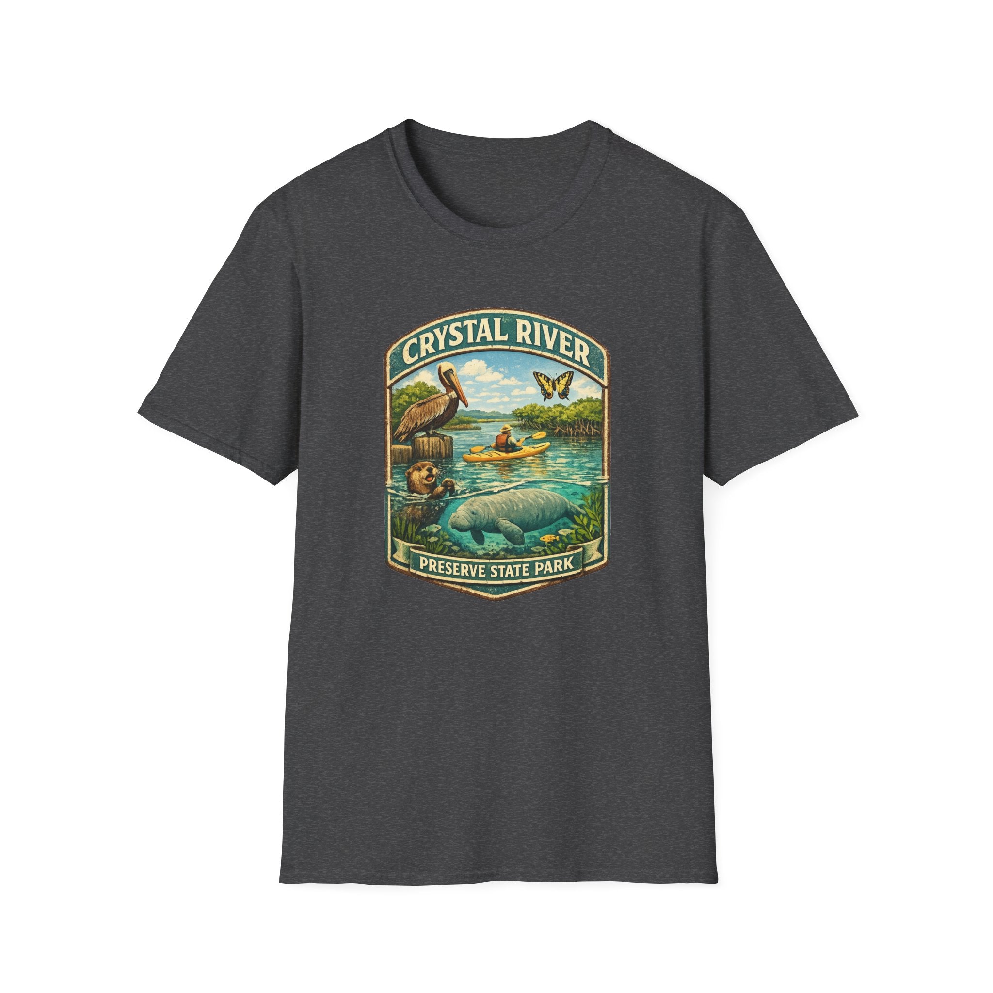 Crystal River Preserve- Retro Tee