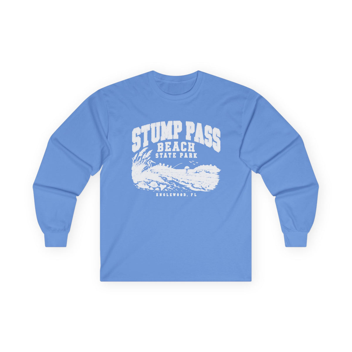 Vintage Stump Pass Beach- Long Sleeve Tee