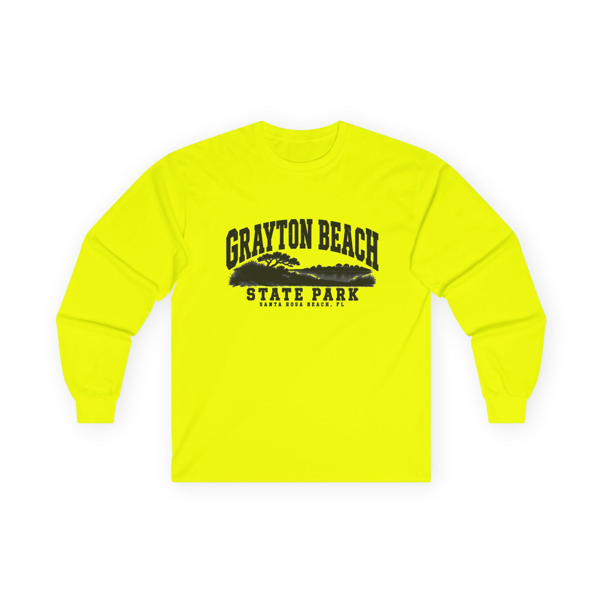 Grayton Beach State Park Vintage Logo- Long Sleeve Tee
