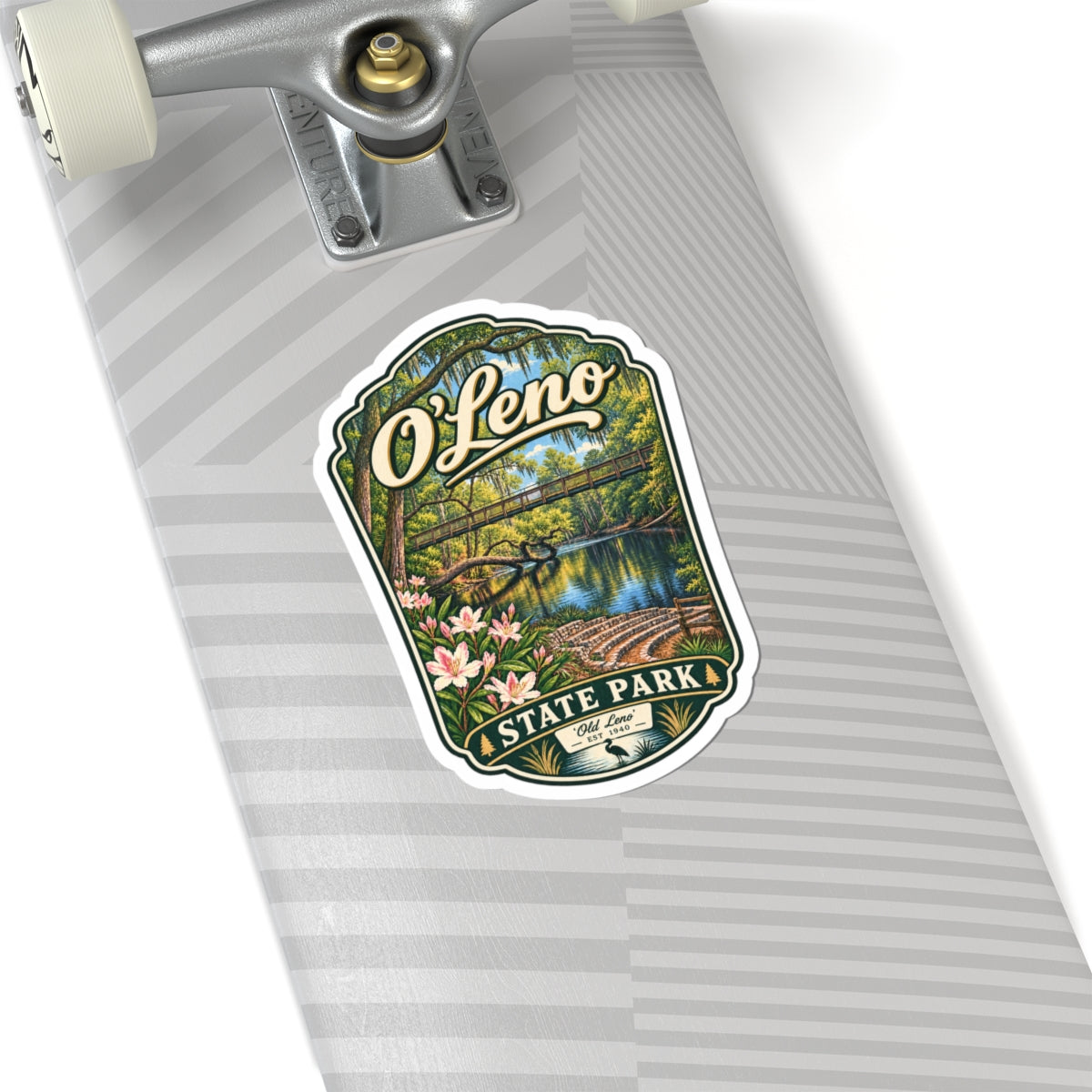 O'Leno State Park Scenic Sticker — Kiss-Cut Outdoor Travel Decal