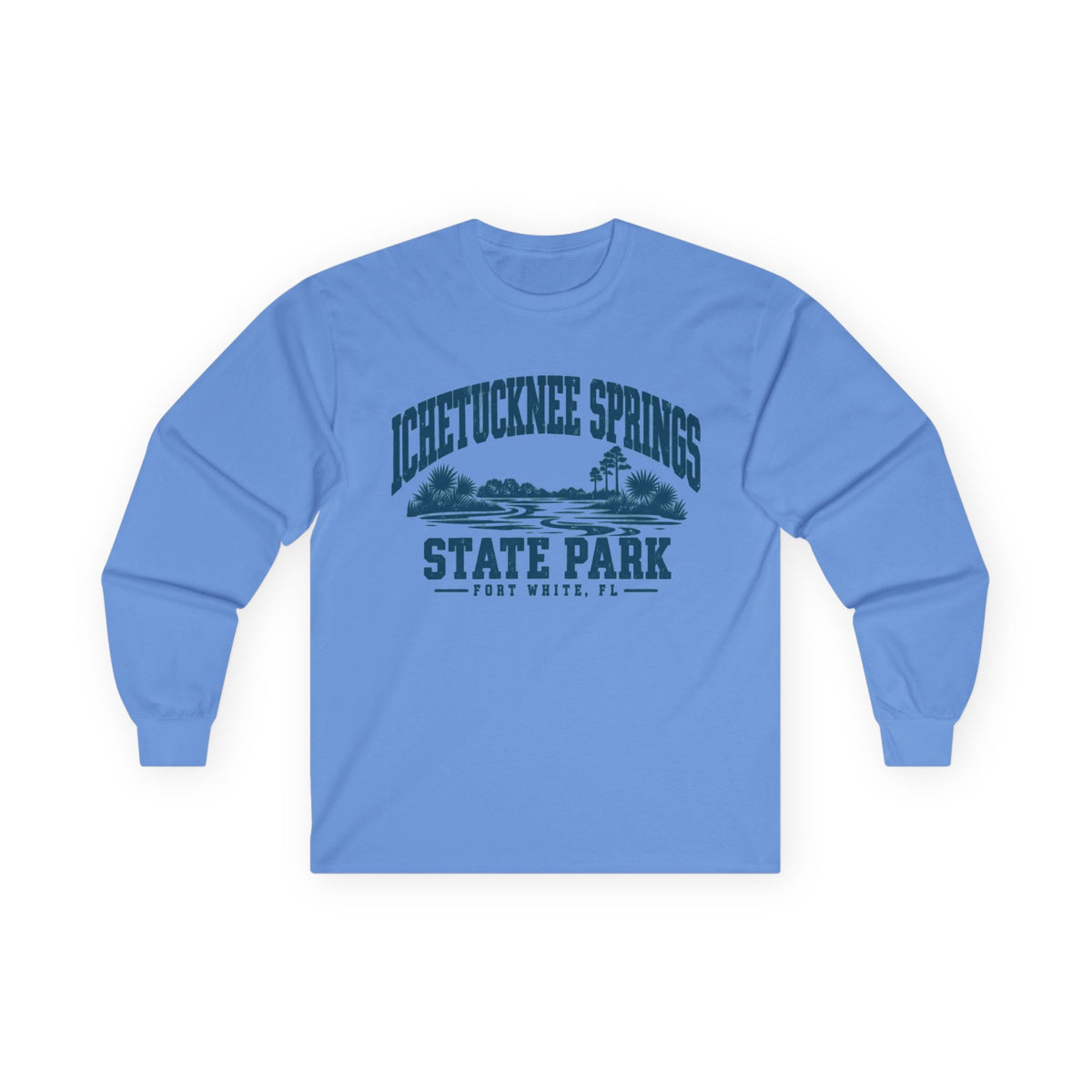 Ichetucknee Springs State Park Vintage Logo- Long Sleeve Tee