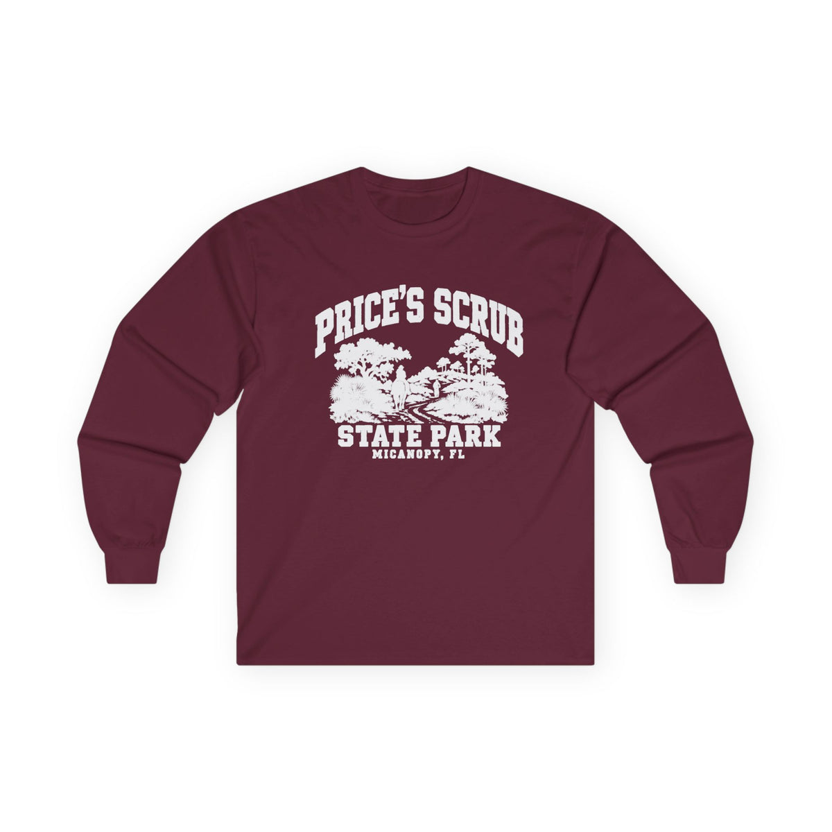 Price's Scrub State Park Vintage Emblem- Long Sleeve Tee