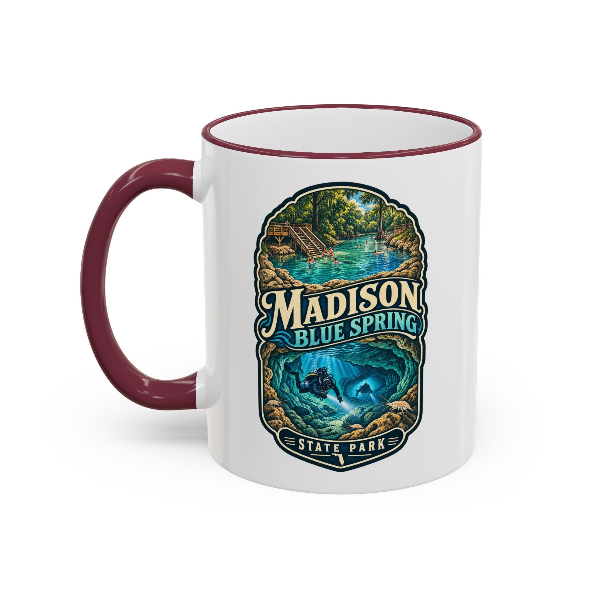 Madison Blue Spring Accent Rim & Handle 11oz/15oz