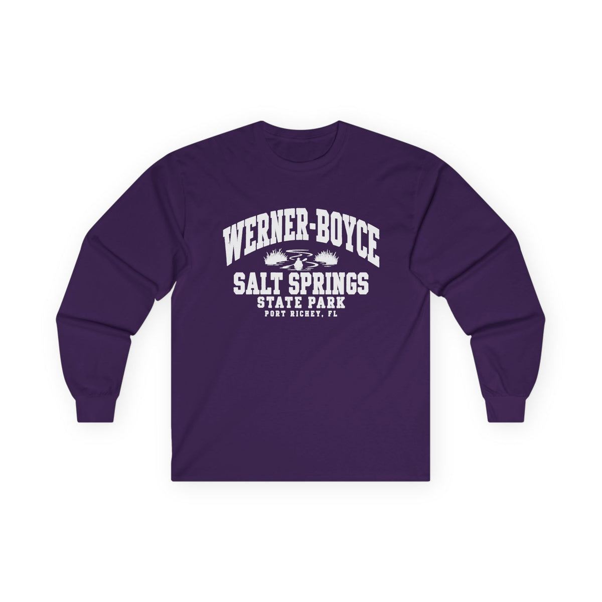 Werner-Boyce Salt Springs State Park Logo- Long Sleeve Tee