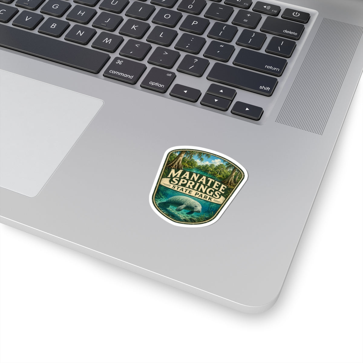 Manatee Springs State Park Sticker - Vintage Manatee Nature Decal