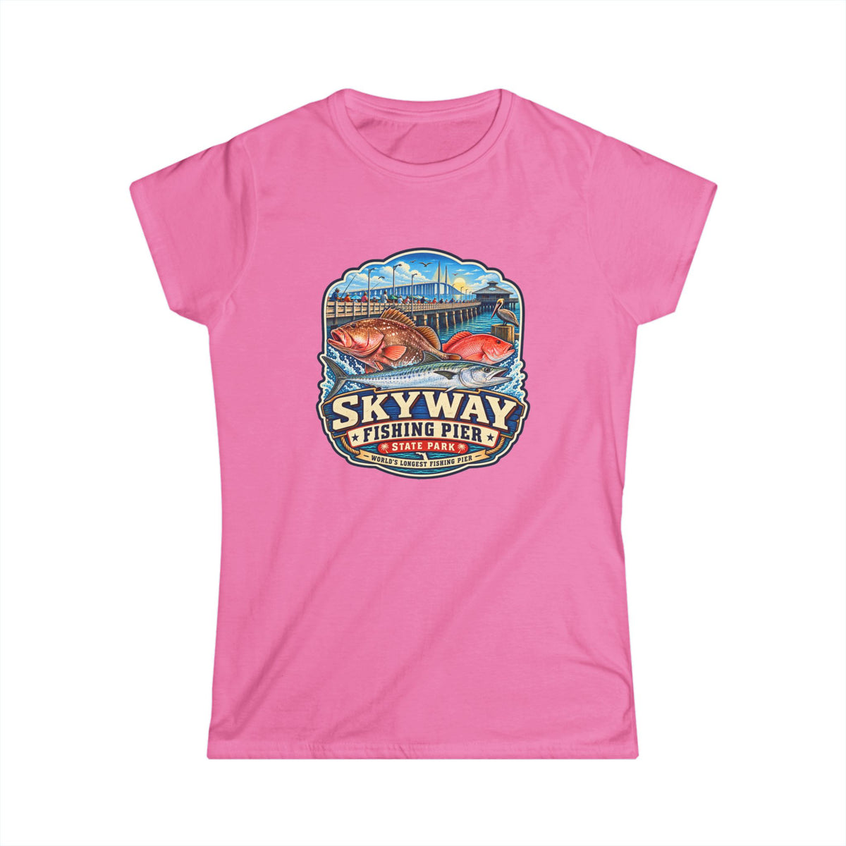 Skyway Fishing Pier- Vintage Tee