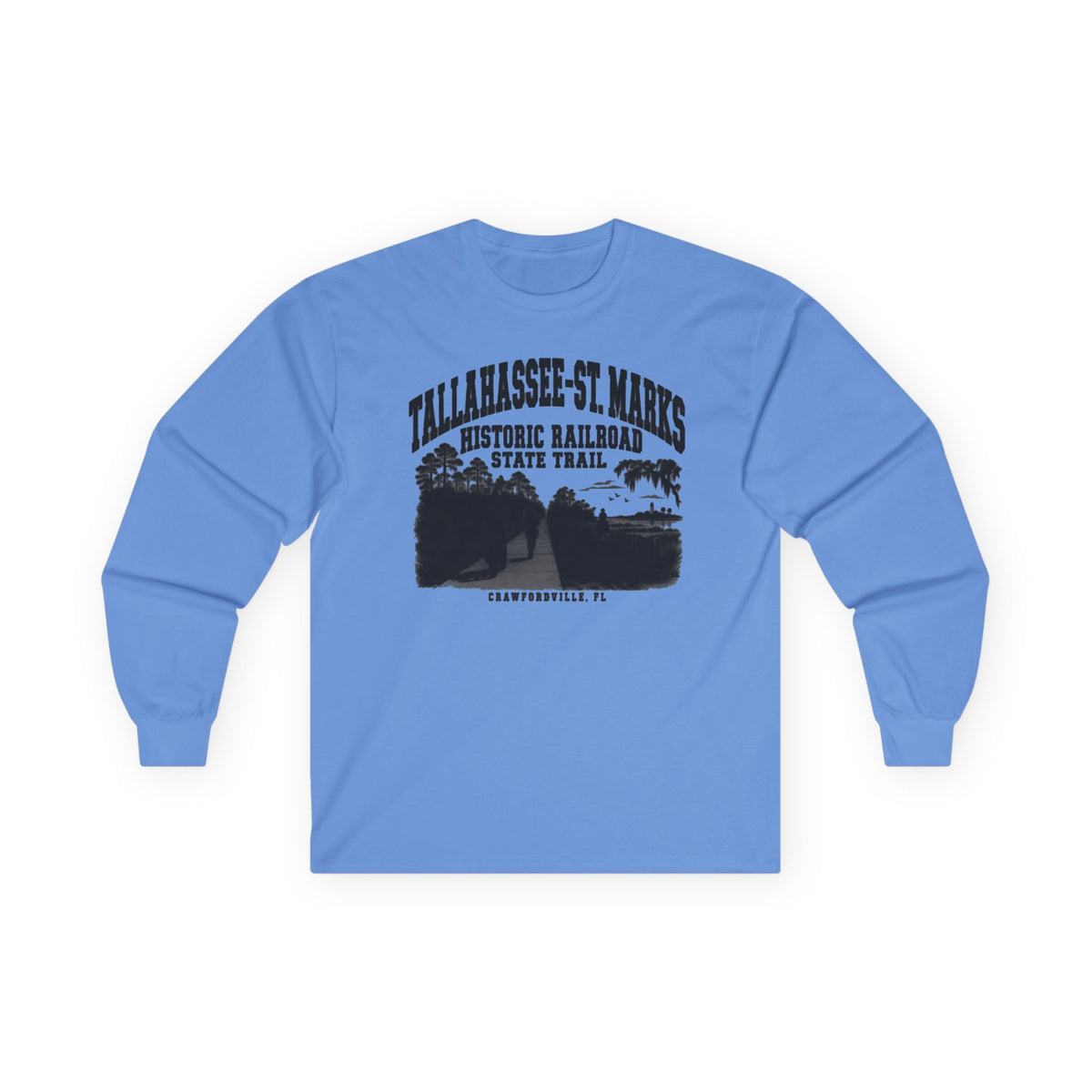 Tallahassee-St. Marks Historic Railroad State Trail- Long Sleeve Tee