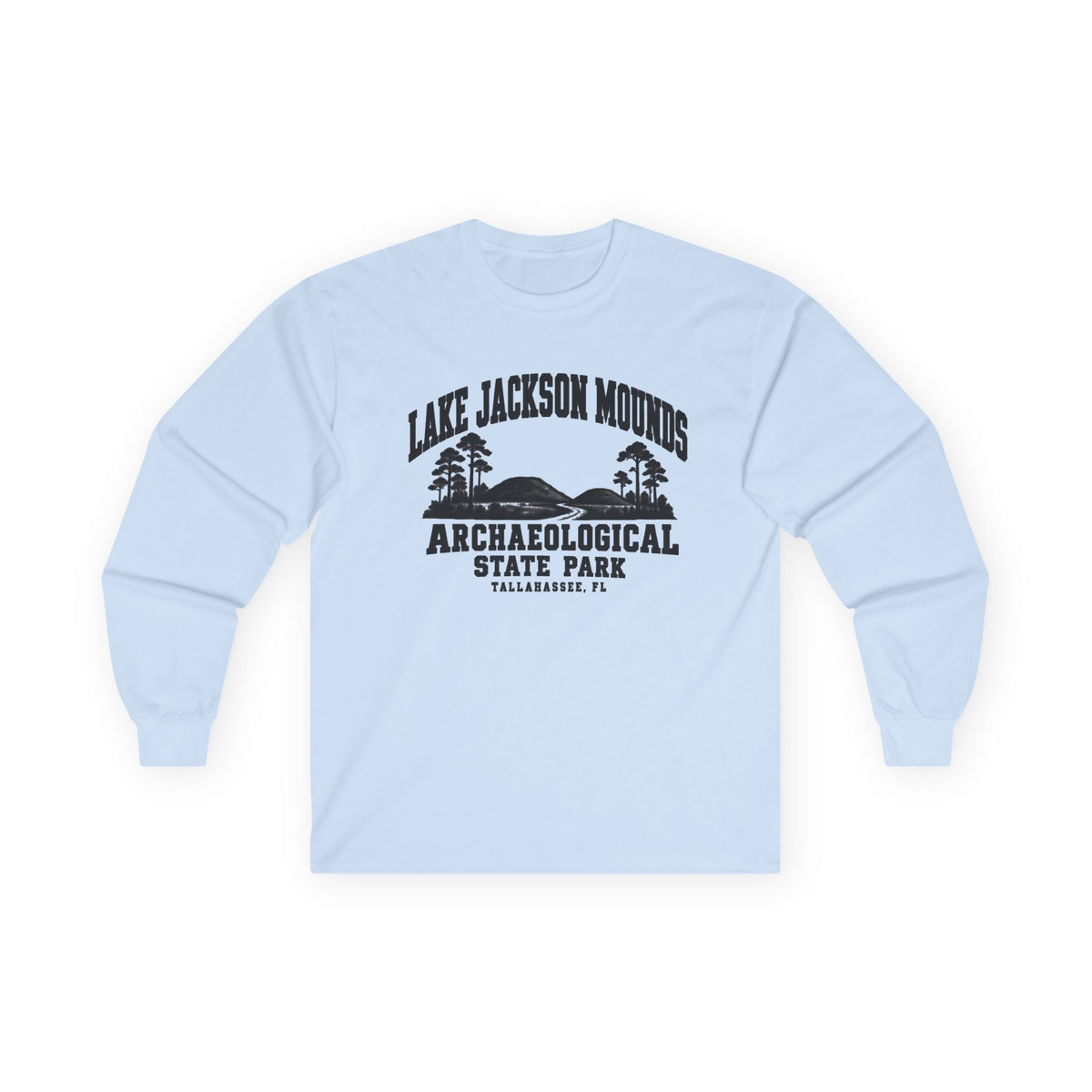 Lake Jackson Mounds Archaeological State Park Logo- Long Sleeve Tee