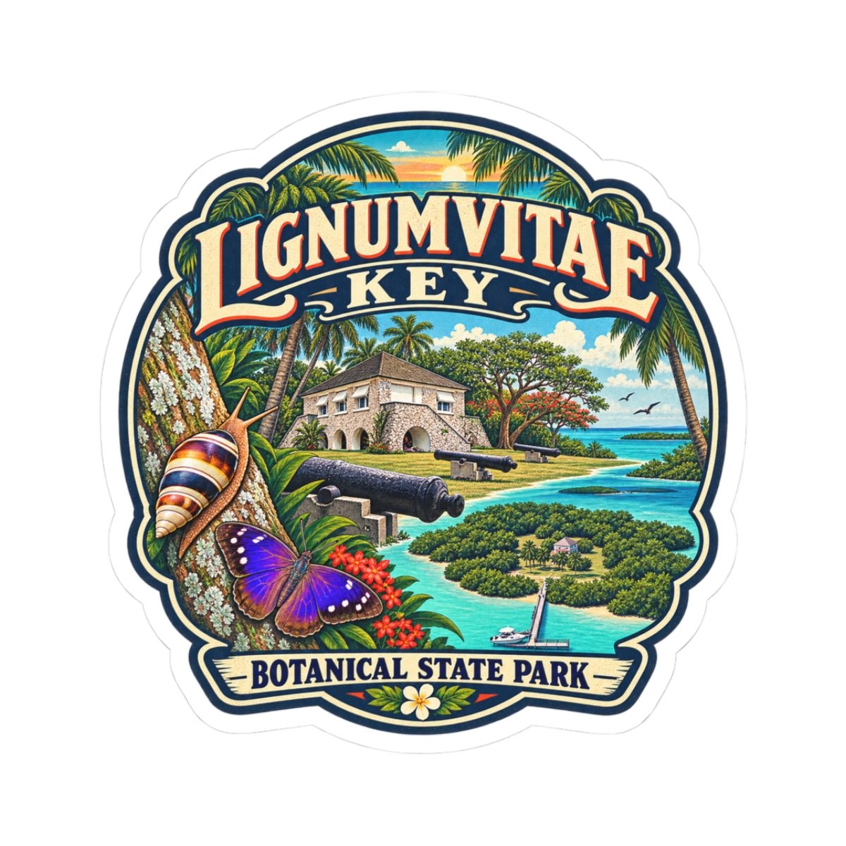 Lignumvitae Key Botanical State Park Sticker