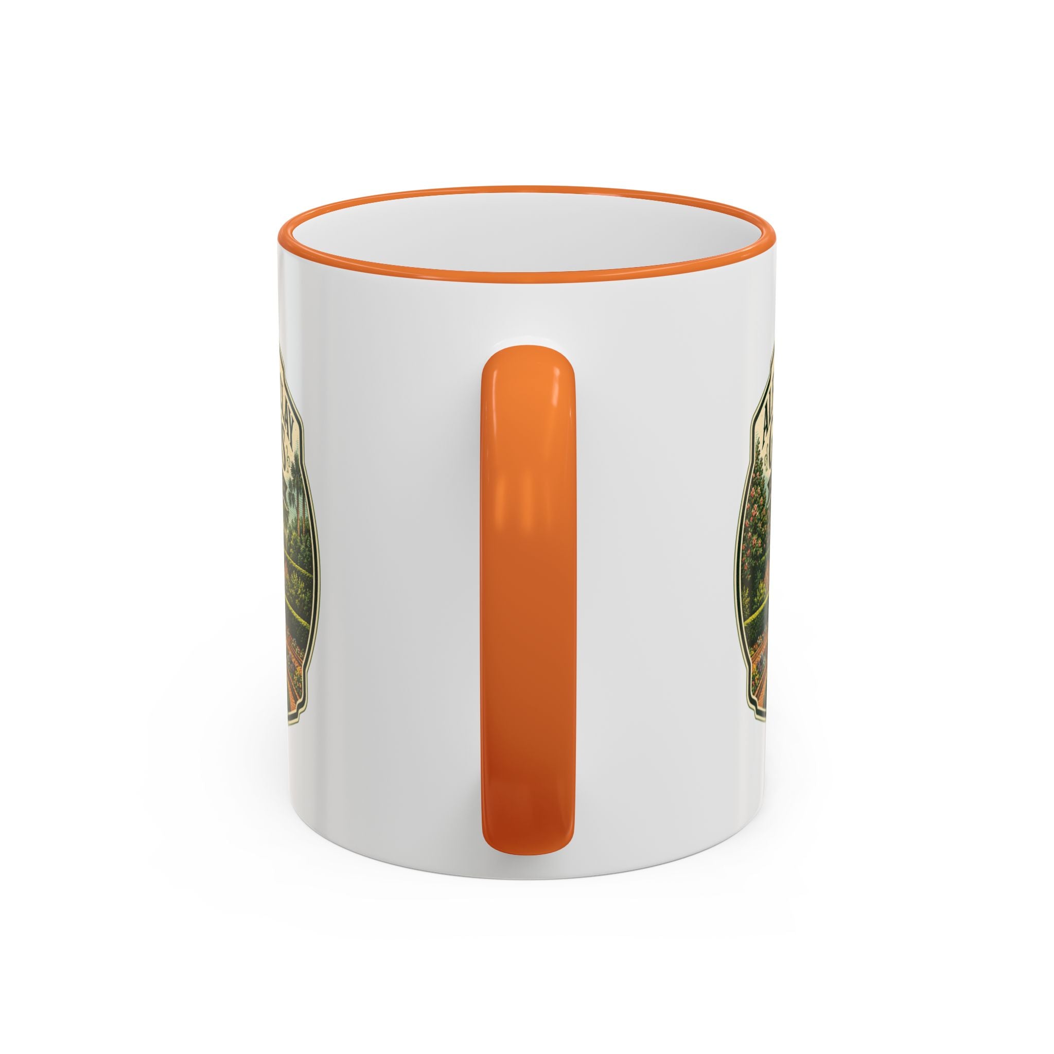 Maclay Gardens Vintage Mug — Accent Rim & Handle 11oz/15oz