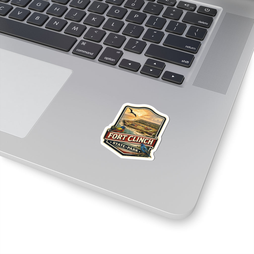 Fort Clinch State Park Sticker — Vintage Coastal Park Decal